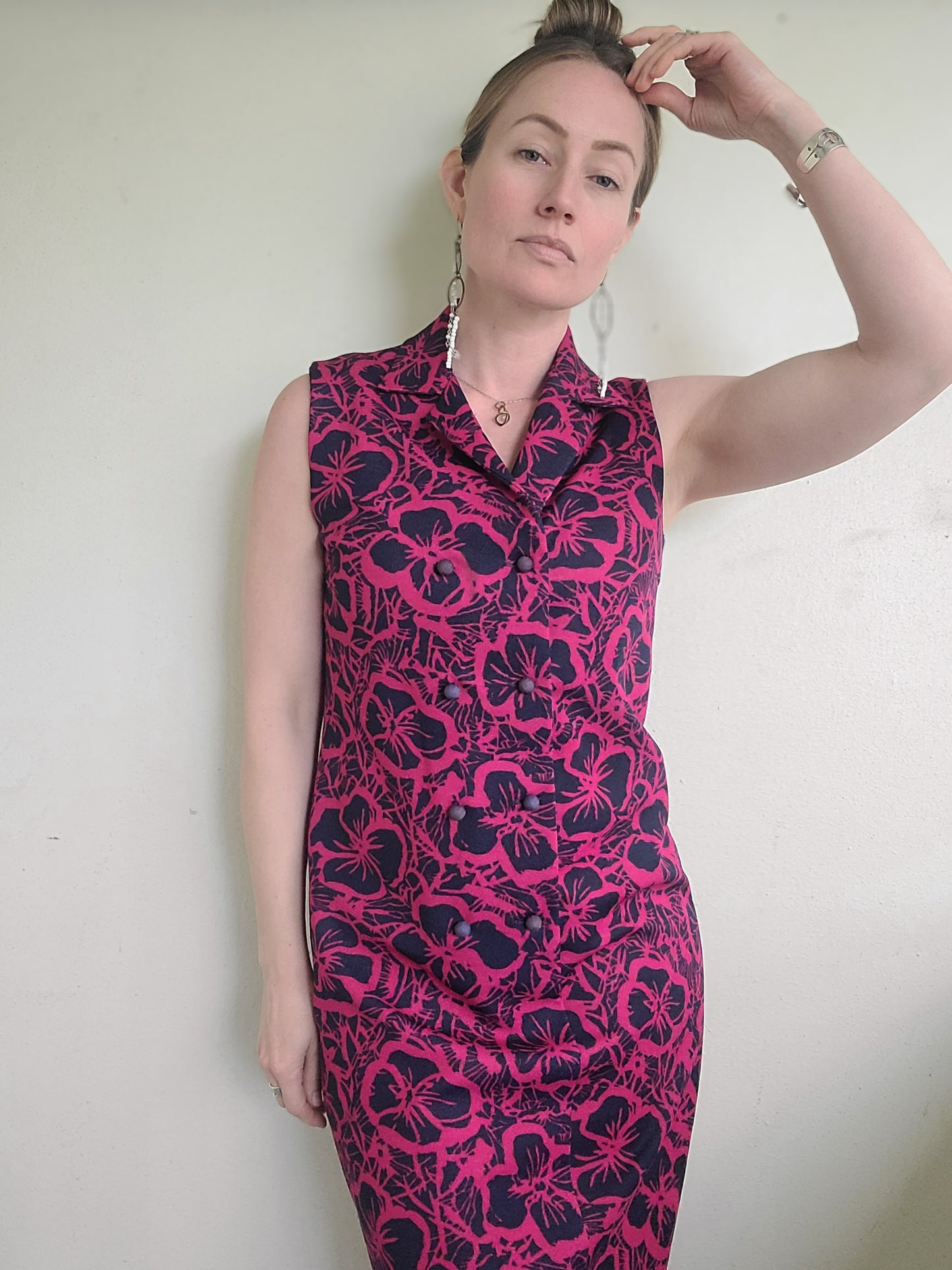 The Horrockses 1950s Vintage Dress M