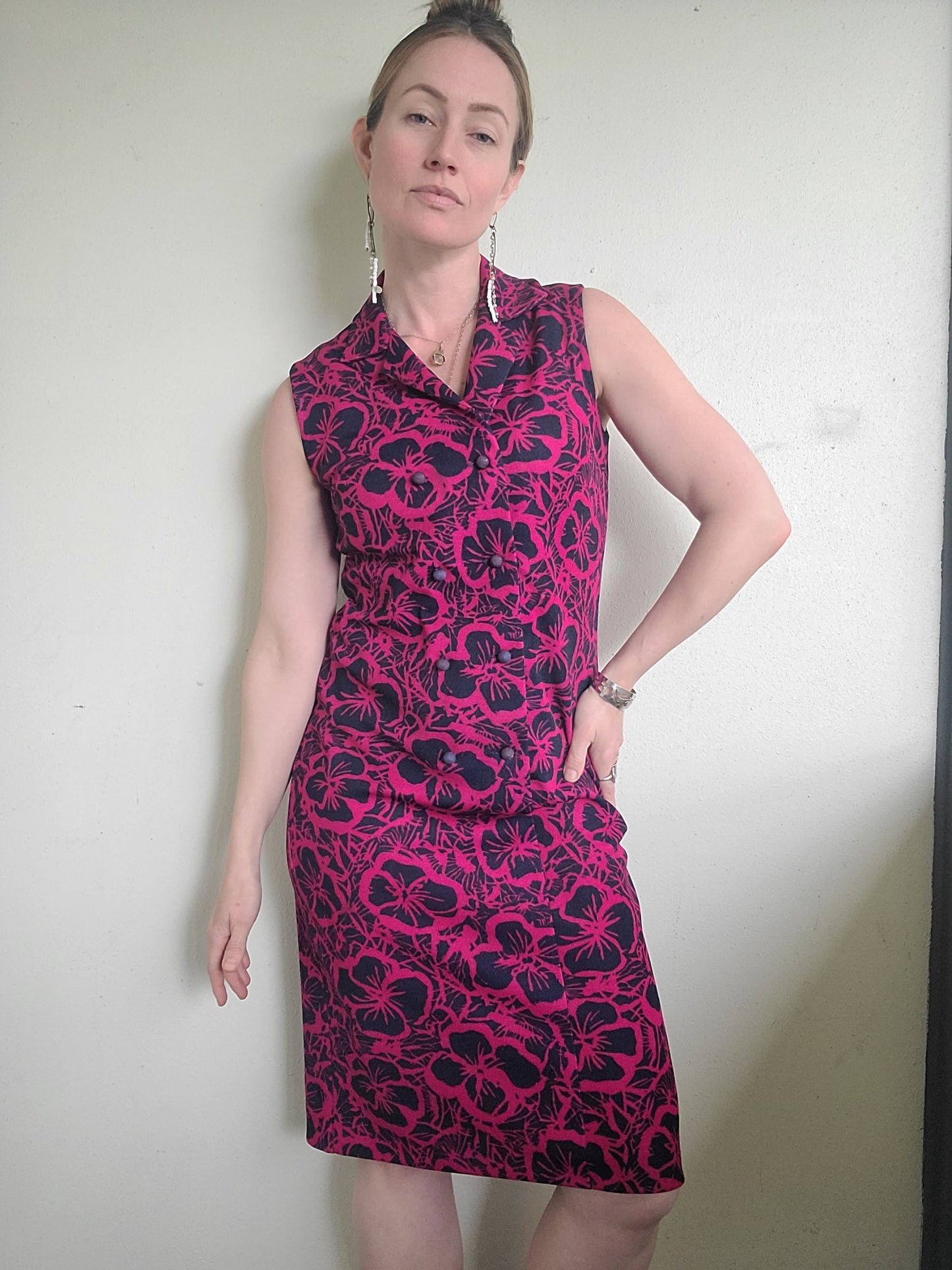 The Horrockses 1950s Vintage Dress M