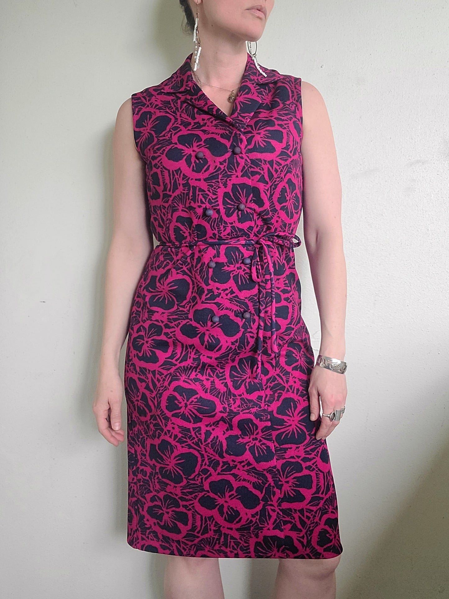 The Horrockses 1950s Vintage Dress M