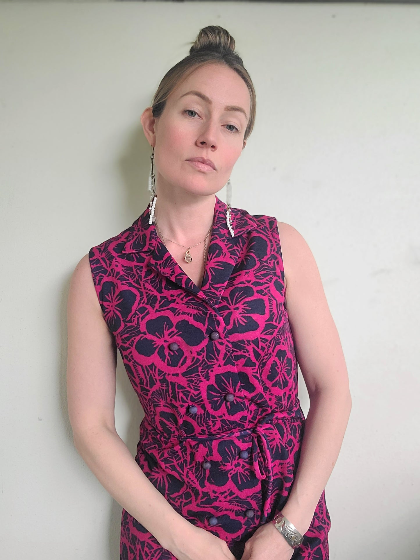 The Horrockses 1950s Vintage Dress M