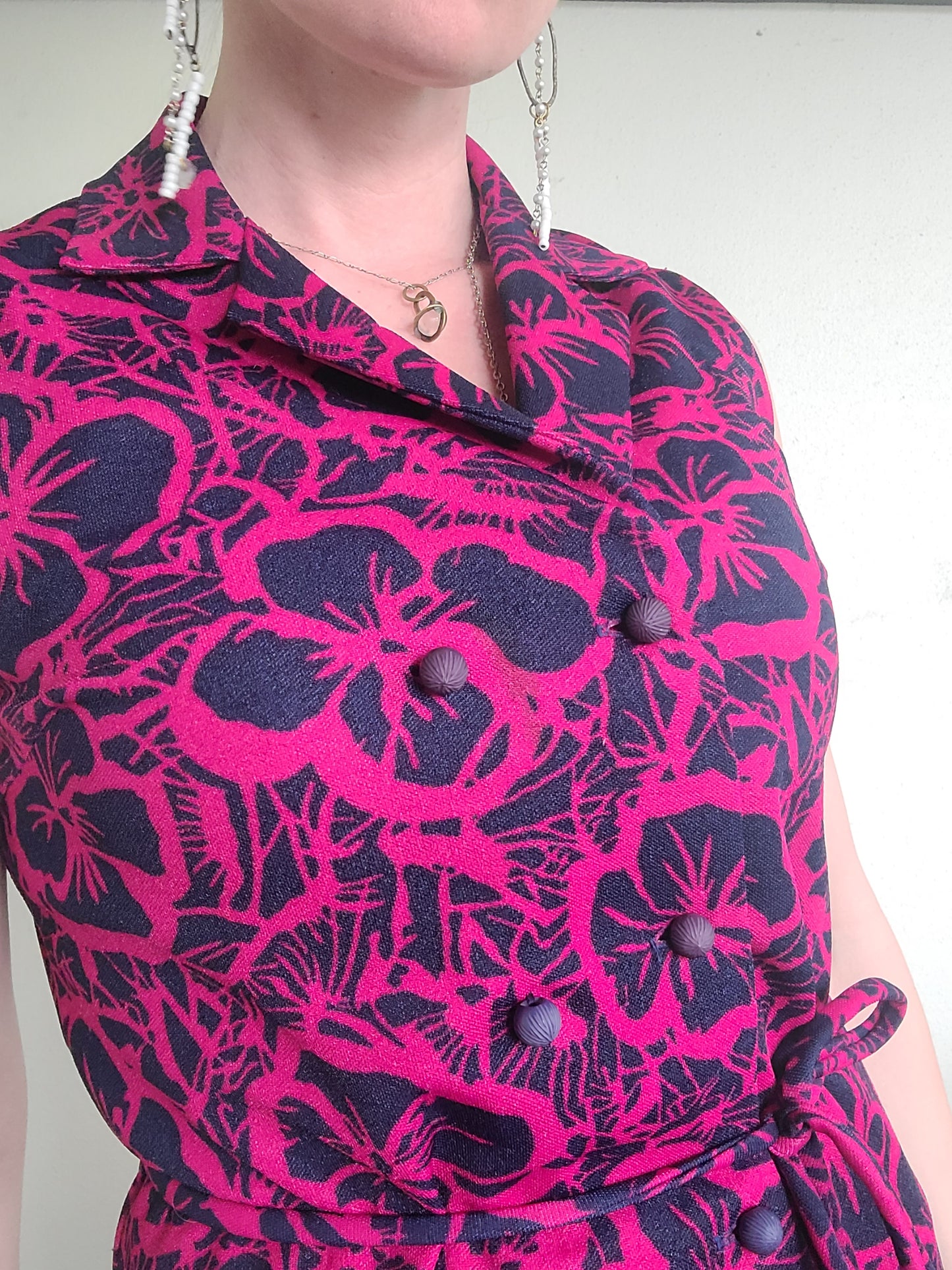 The Horrockses 1950s Vintage Dress M