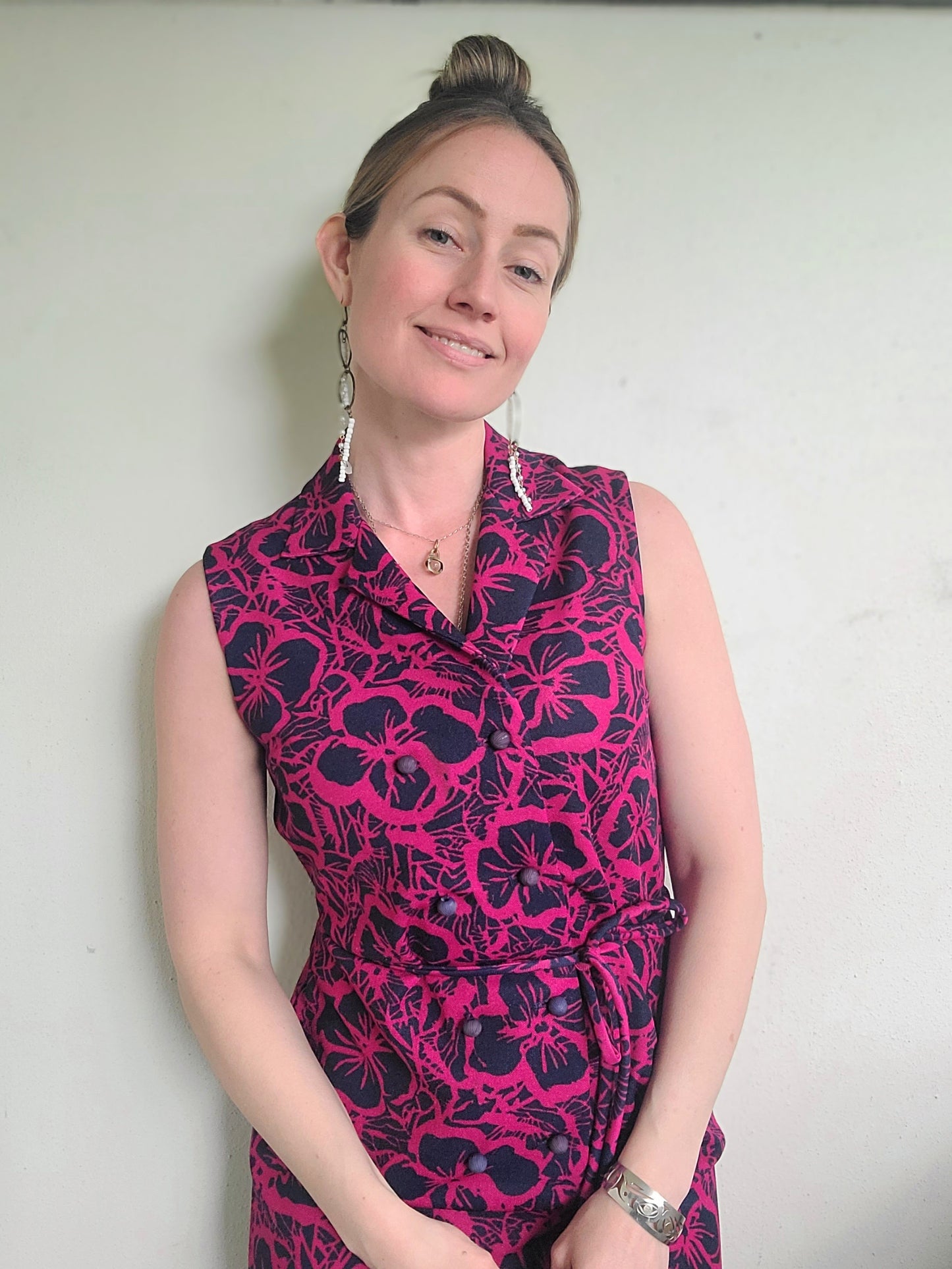 The Horrockses 1950s Vintage Dress M