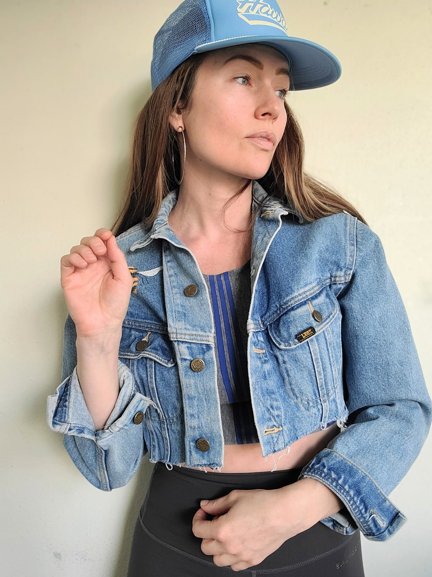Sawed Off Vintage 70s LEE Riders Denim Jacket M