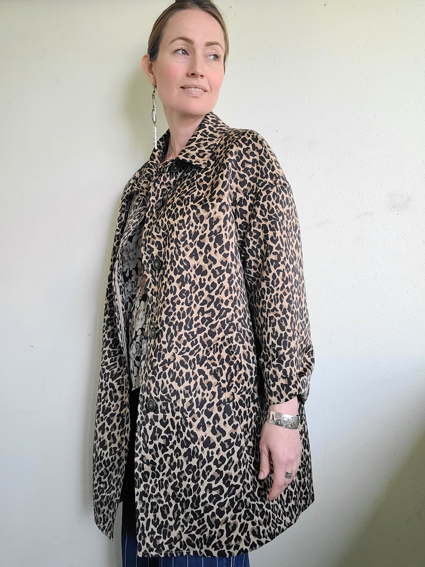 The Cheetah Print Spring Trench By Weekend MaxMara S-M