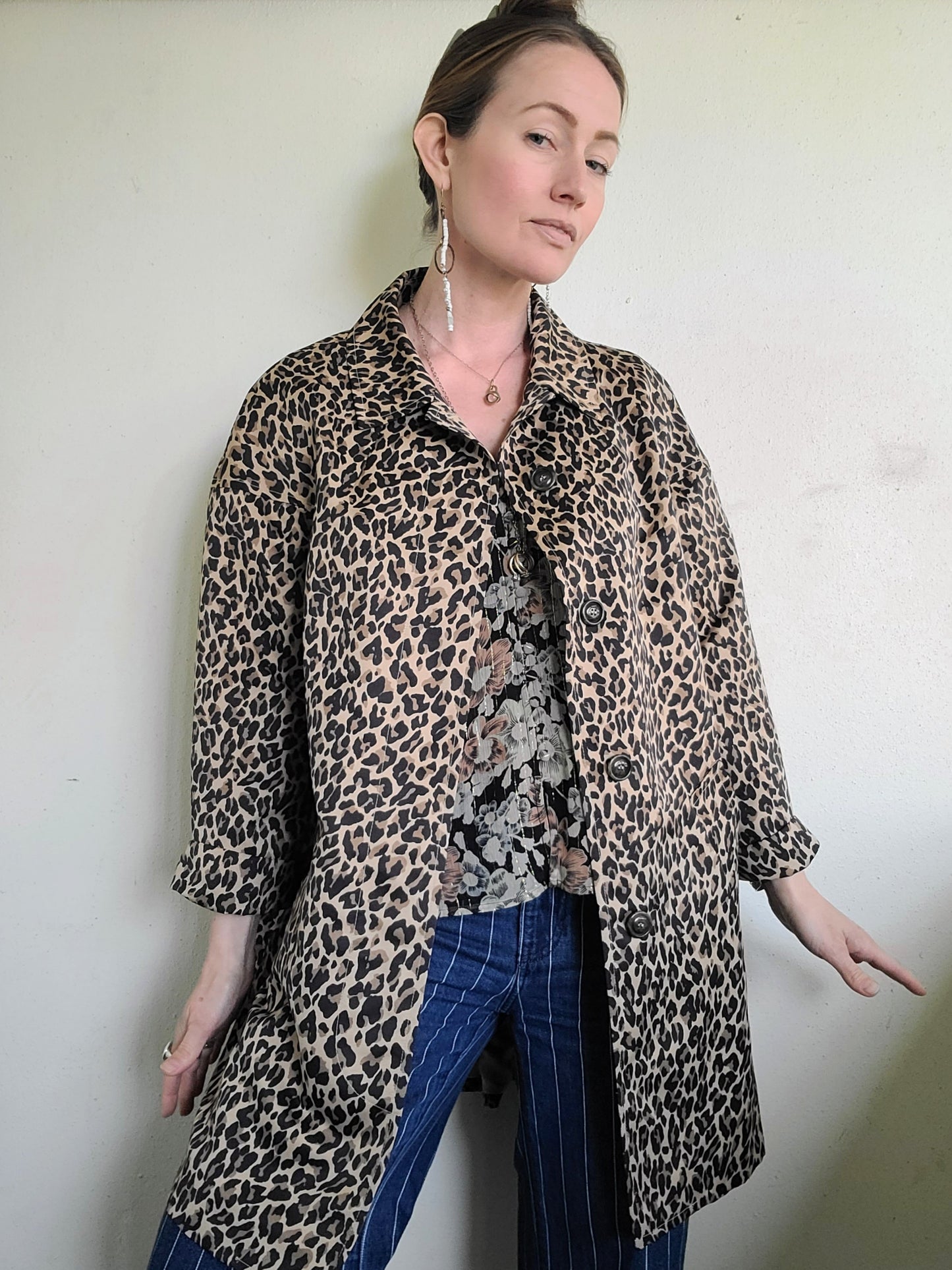 The Cheetah Print Spring Trench By Weekend MaxMara S-M