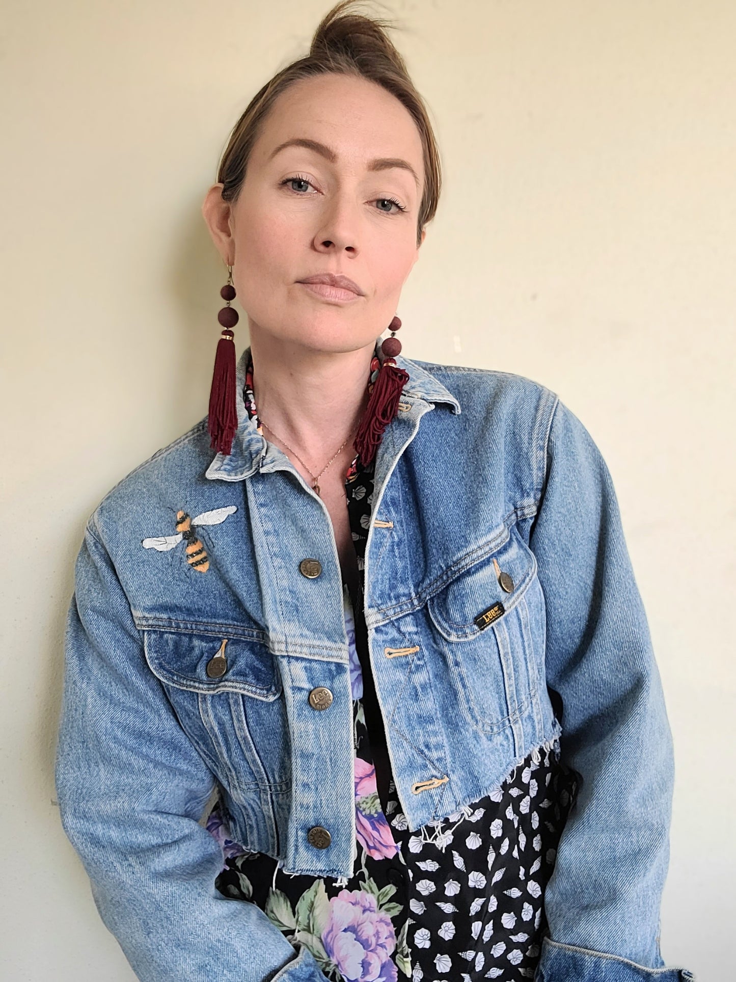 Sawed Off Vintage 70s LEE Riders Denim Jacket M
