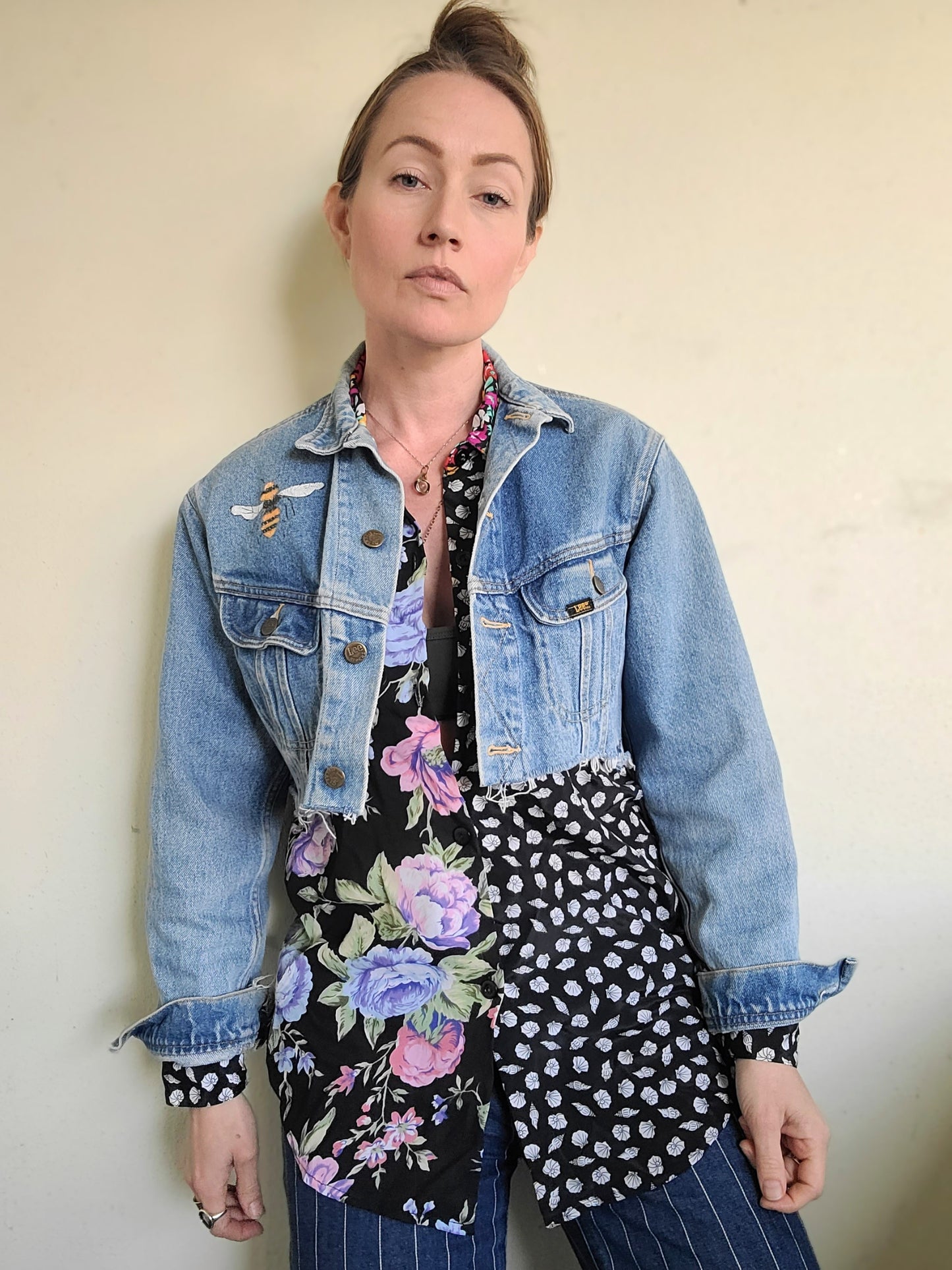 Sawed Off Vintage 70s LEE Riders Denim Jacket M