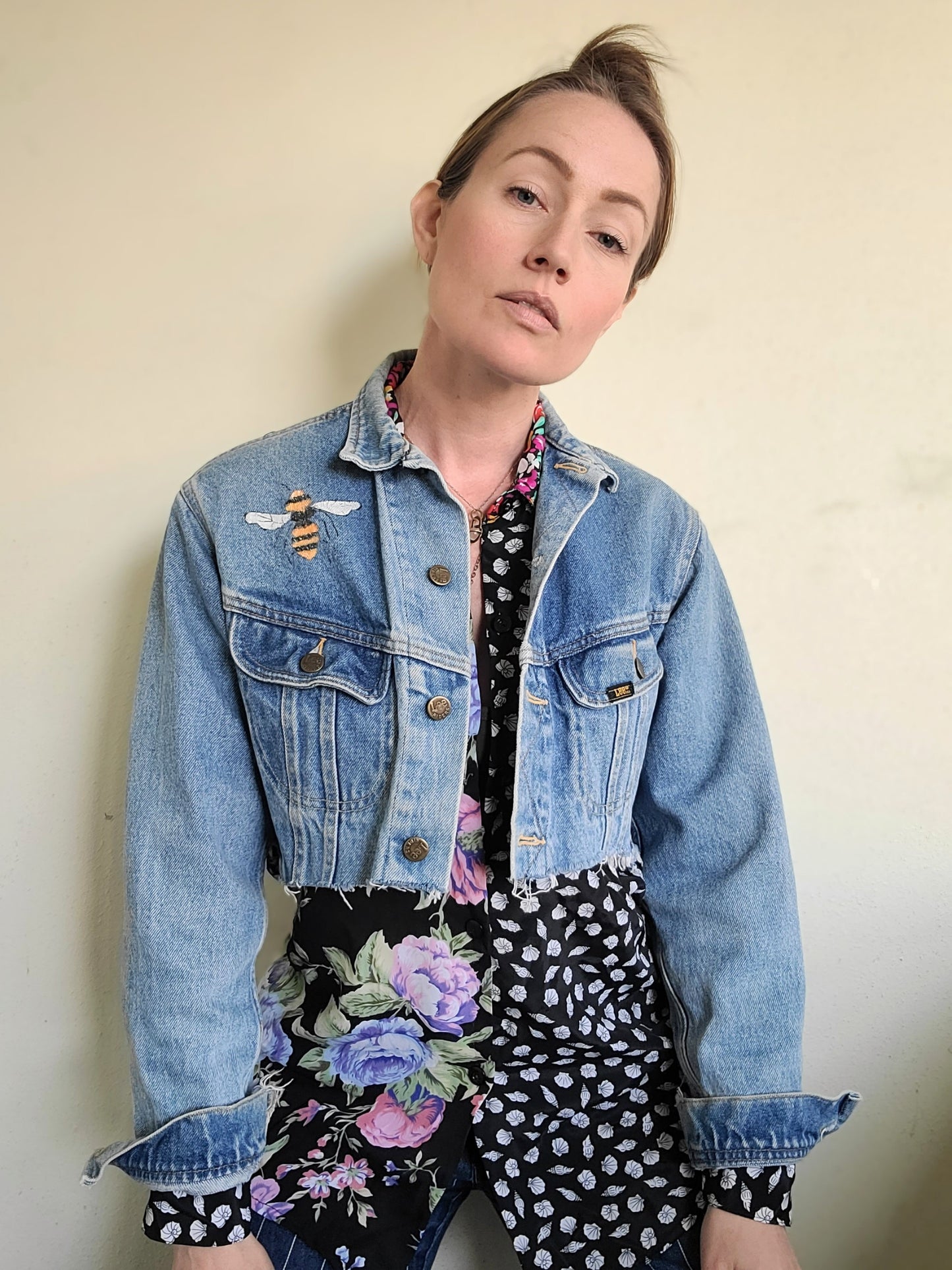 Sawed Off Vintage 70s LEE Riders Denim Jacket M