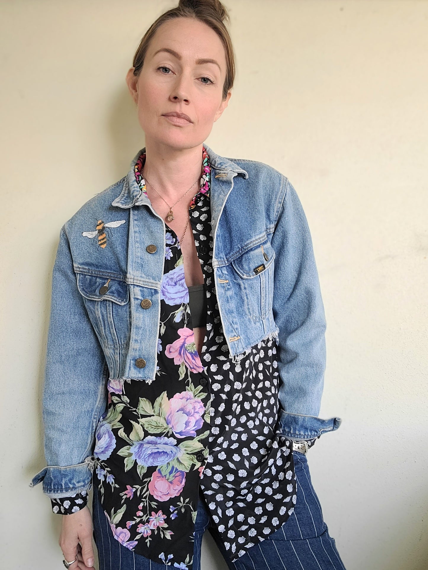 Sawed Off Vintage 70s LEE Riders Denim Jacket M