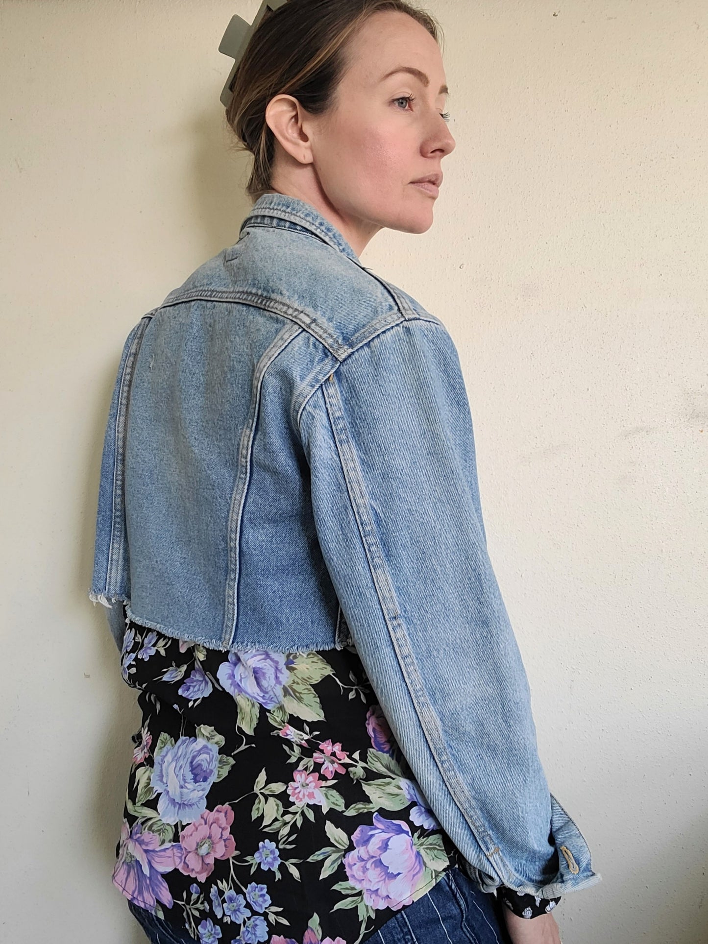 Sawed Off Vintage 70s LEE Riders Denim Jacket M
