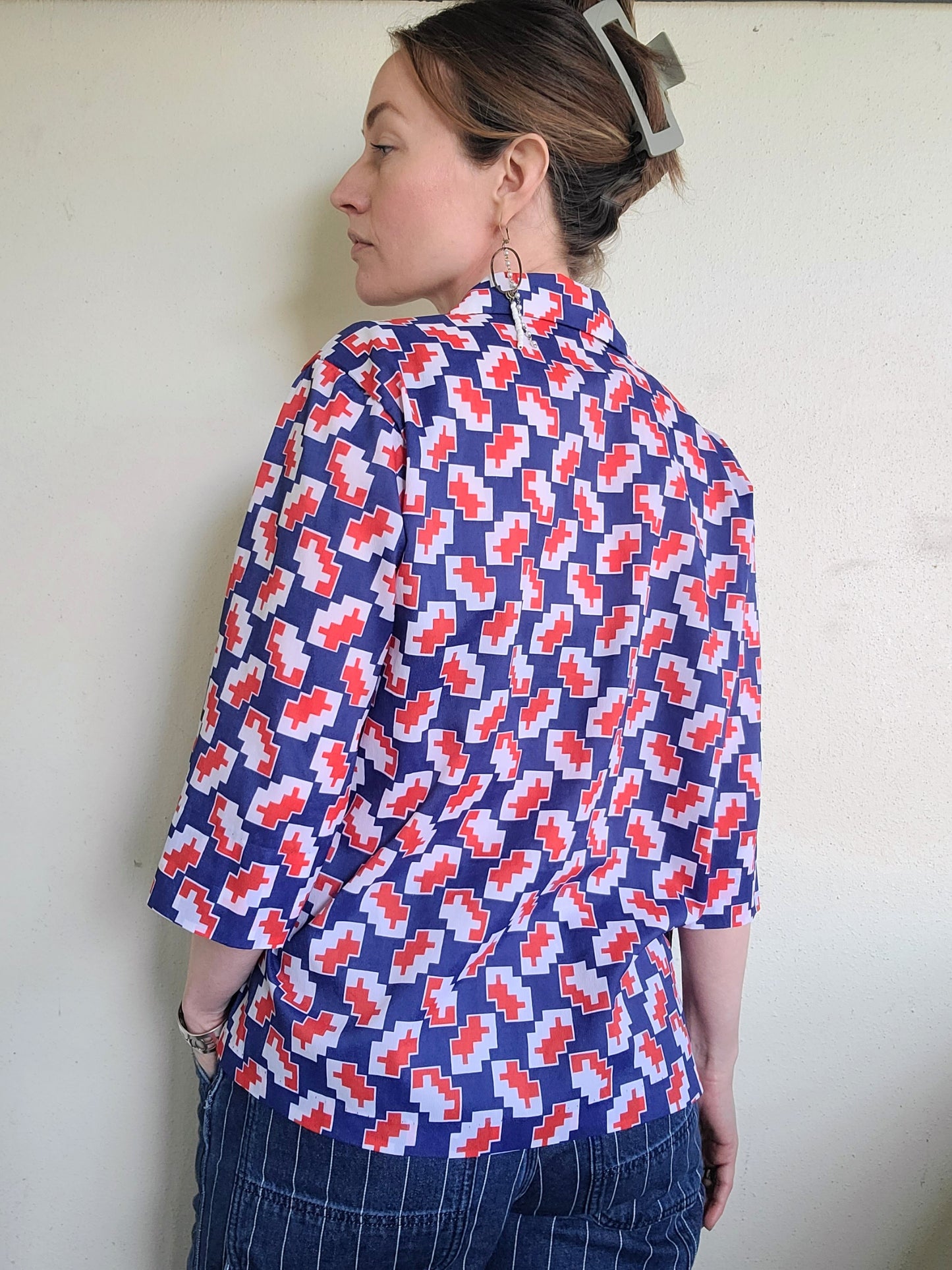 The Akira Vintage Japanese Button Down L