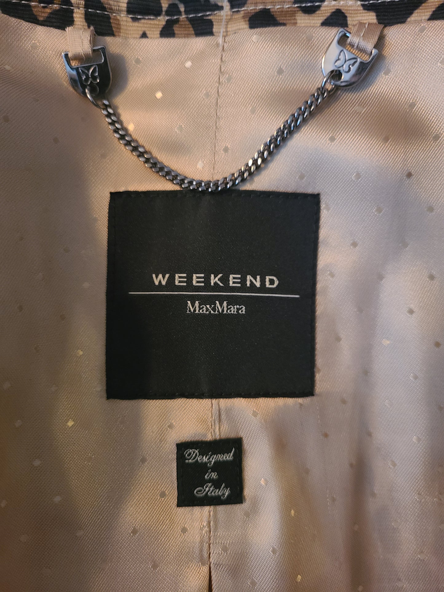 The Cheetah Print Spring Trench By Weekend MaxMara S-M