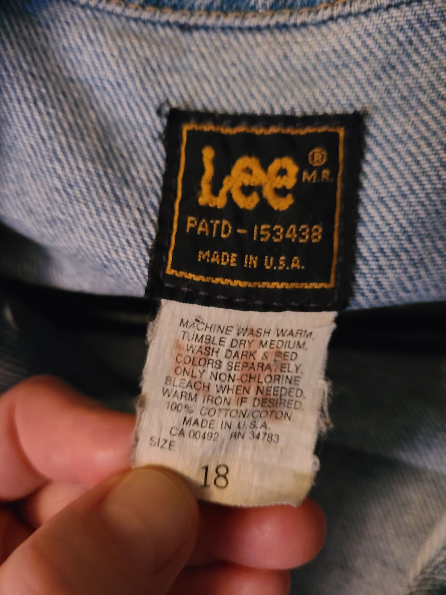Sawed Off Vintage 70s LEE Riders Denim Jacket M