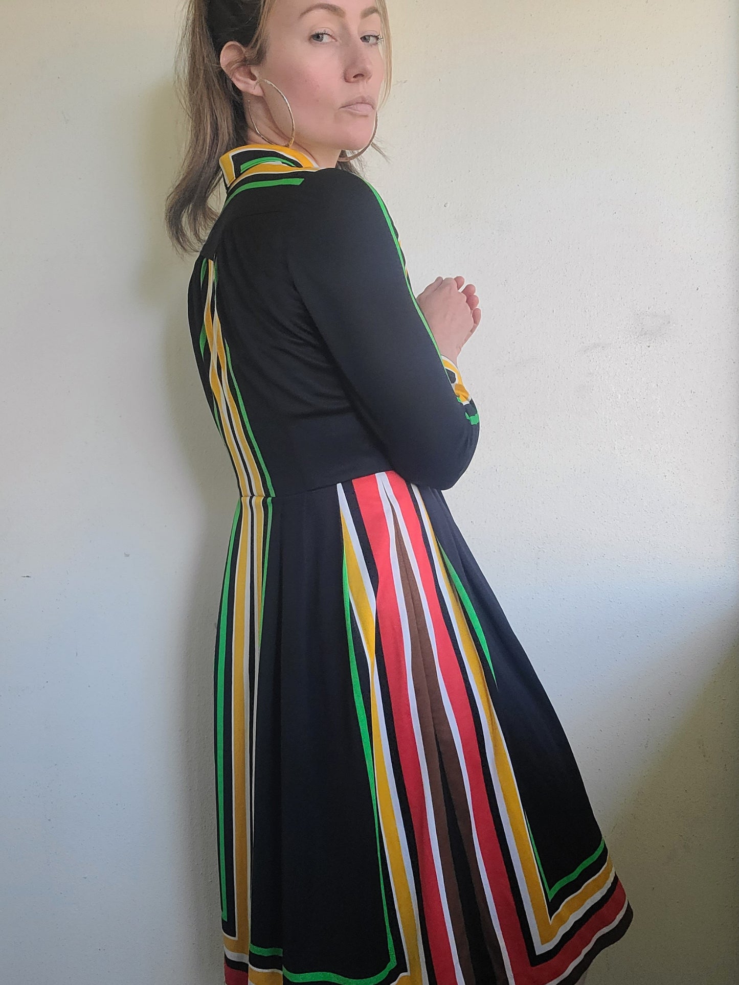 The Peggy Handmade Vintage 70s Office Dress XS