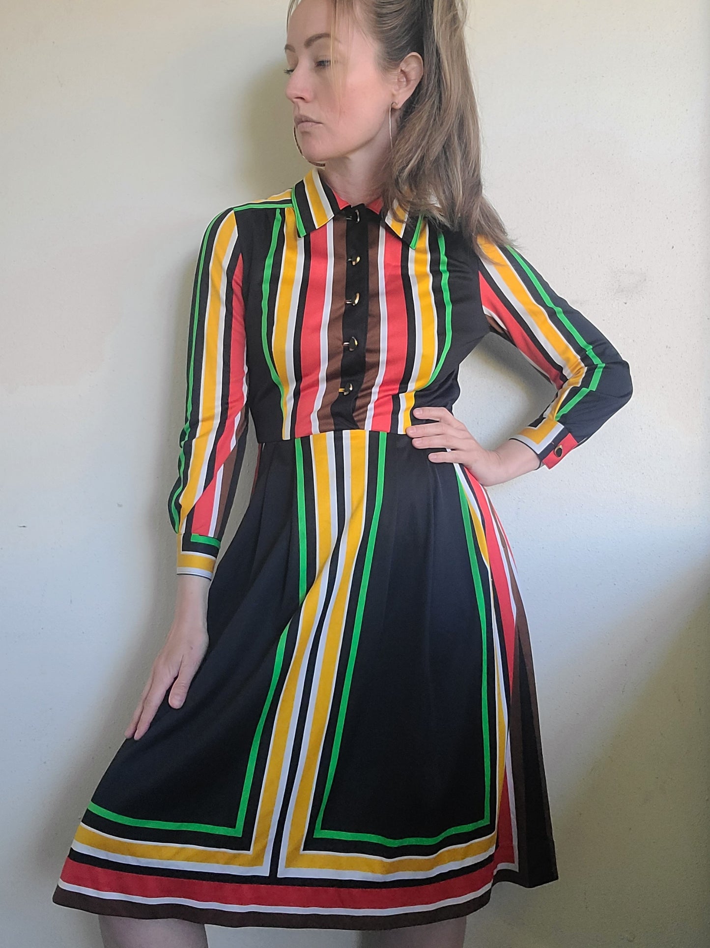The Peggy Handmade Vintage 70s Office Dress XS