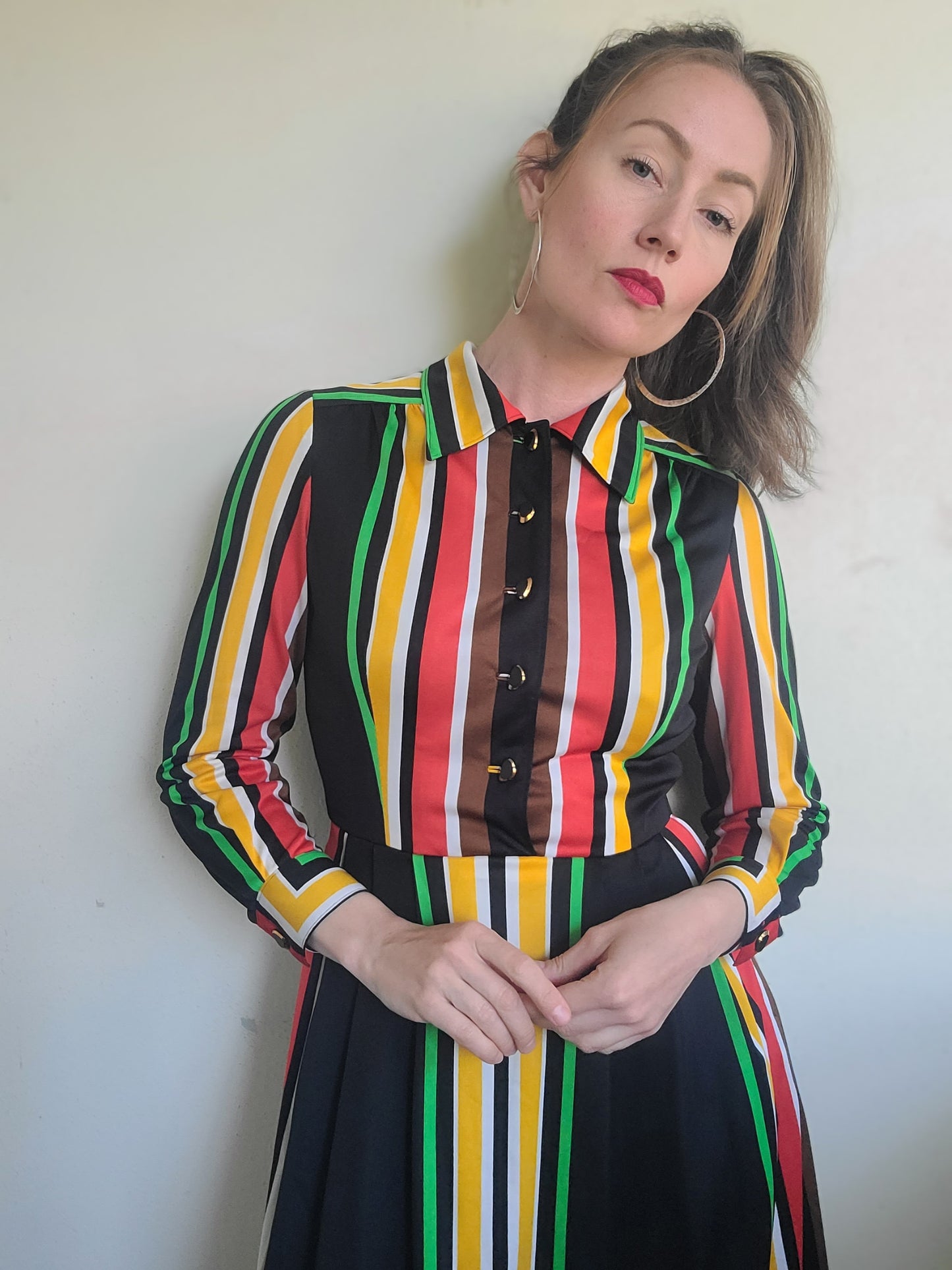 The Peggy Handmade Vintage 70s Office Dress XS