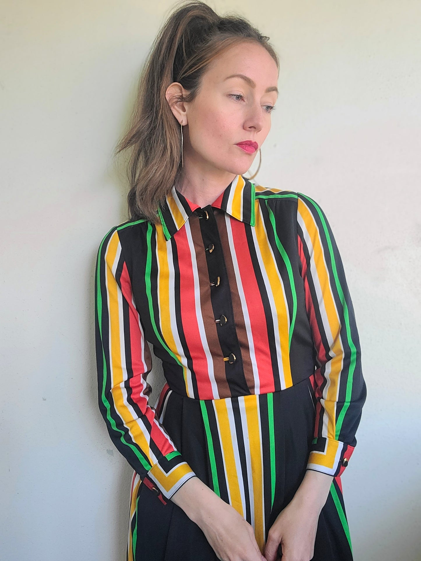 The Peggy Handmade Vintage 70s Office Dress XS