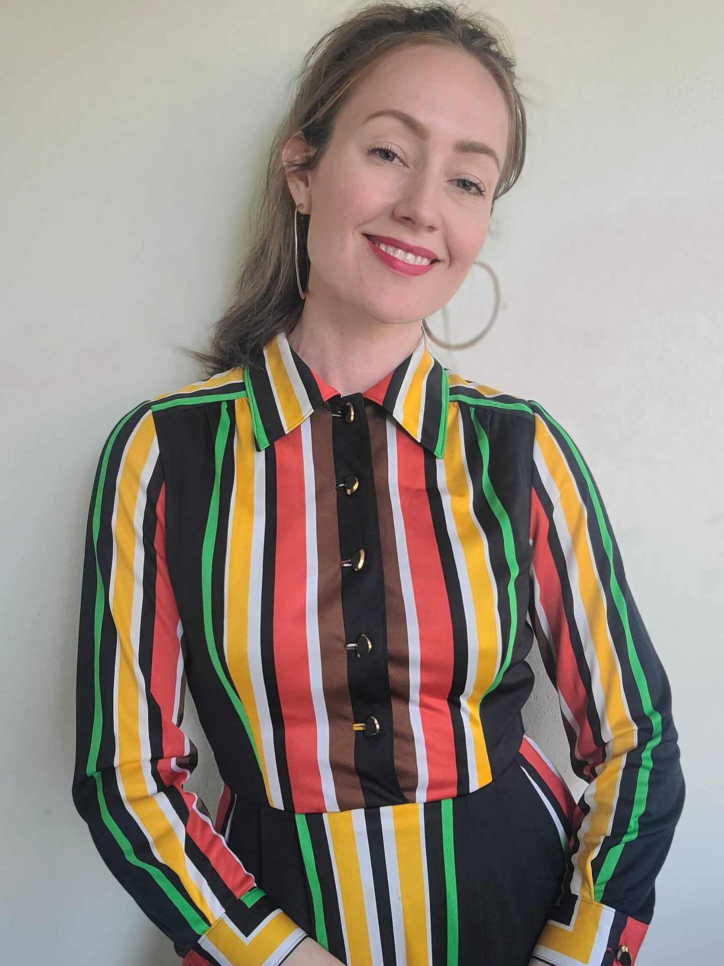 The Peggy Handmade Vintage 70s Office Dress XS