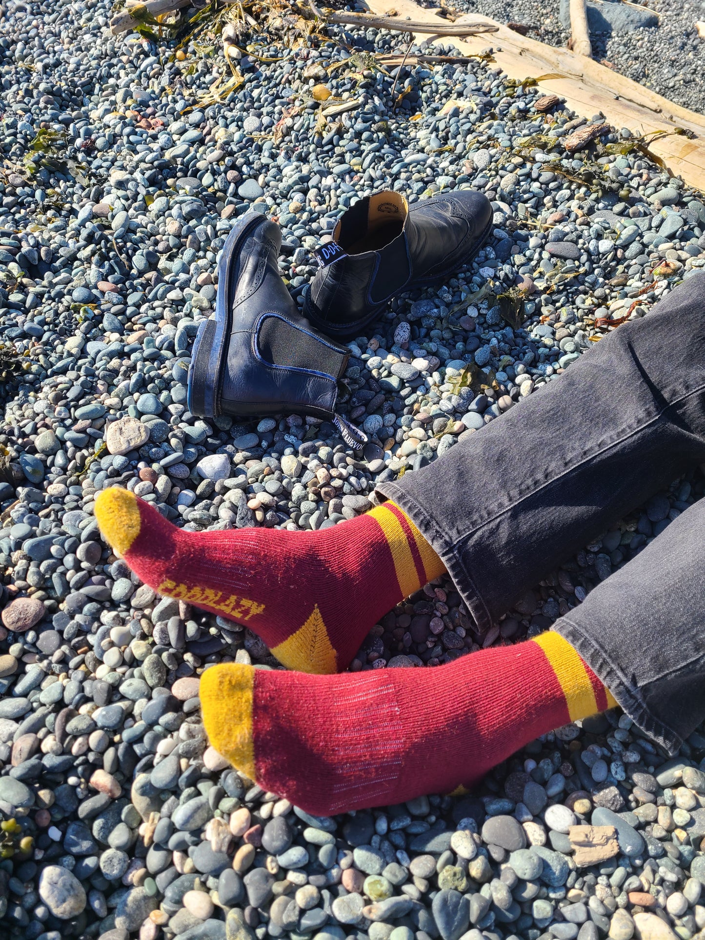 The GoodLazy Merino Wool Mid Crew Sock - Black