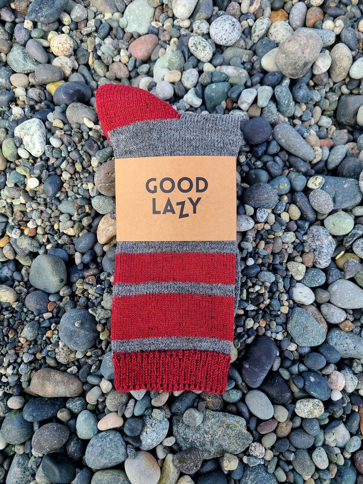 The GoodLazy Merino Wool Mid Crew Sock - Black
