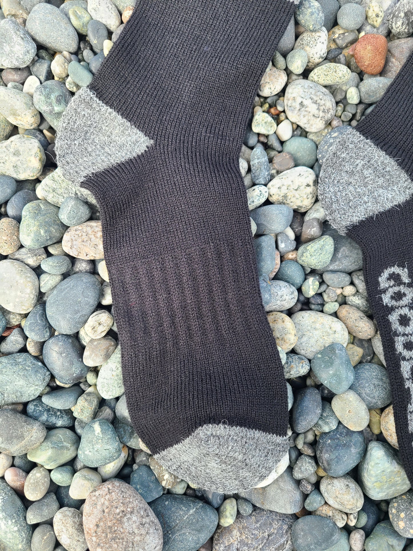 The GoodLazy Merino Wool Mid Crew Sock - Black