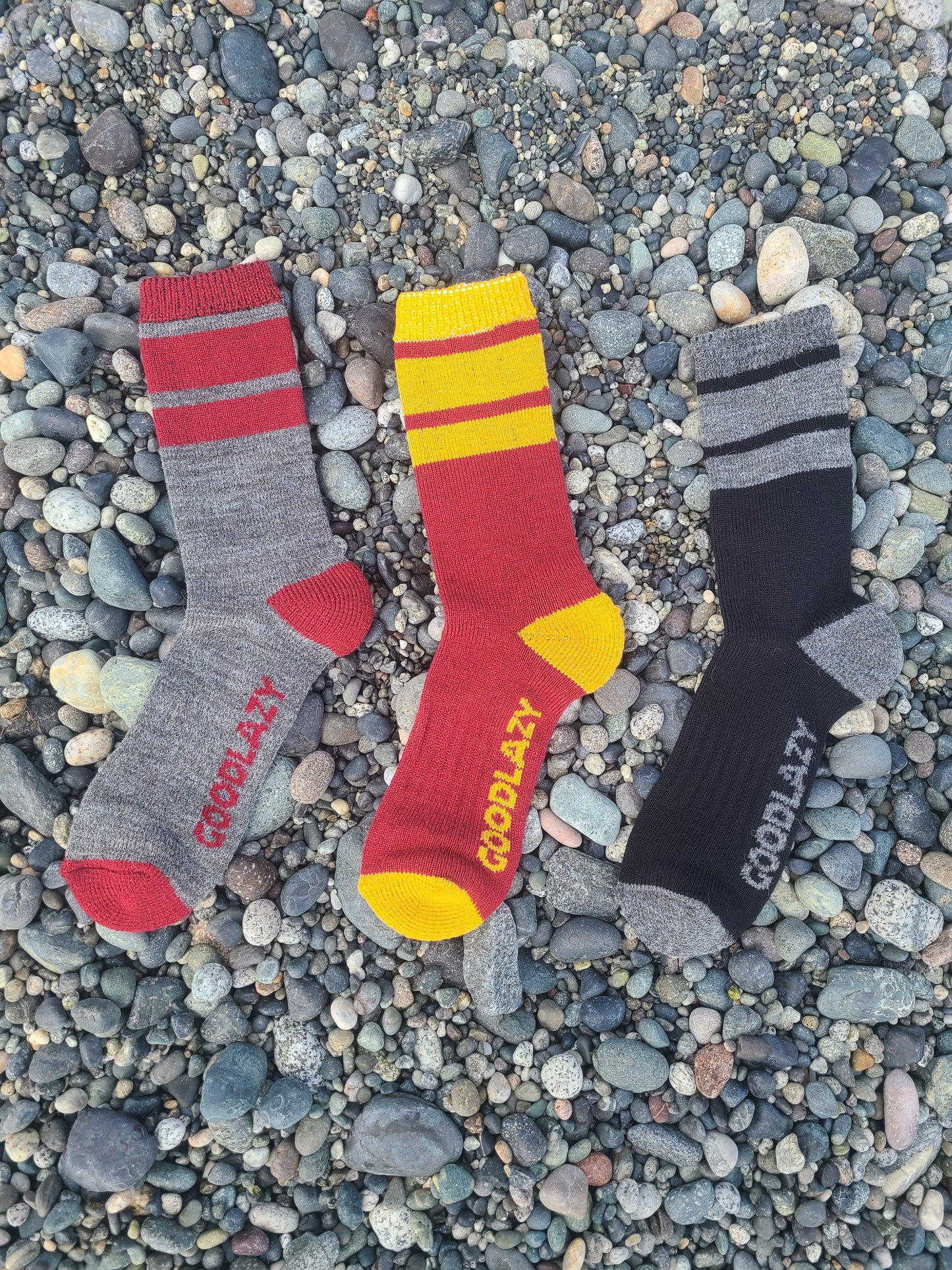 The GoodLazy Merino Wool Mid Crew Sock - Black