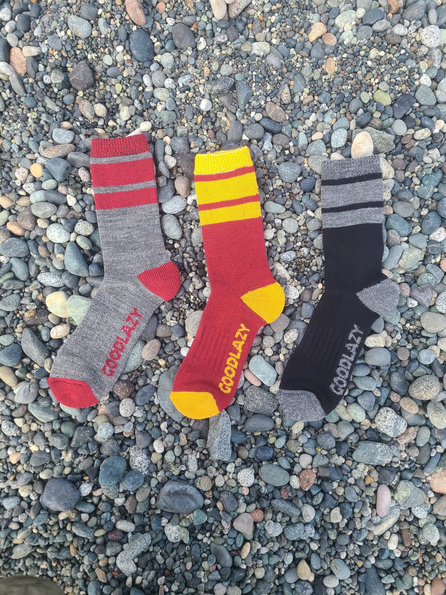 The GoodLazy Merino Wool Mid Crew Sock - Black