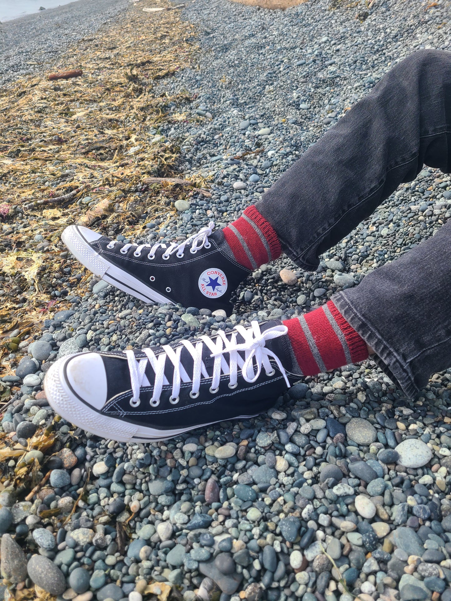 The GoodLazy Merino Wool Mid Crew Sock - Black
