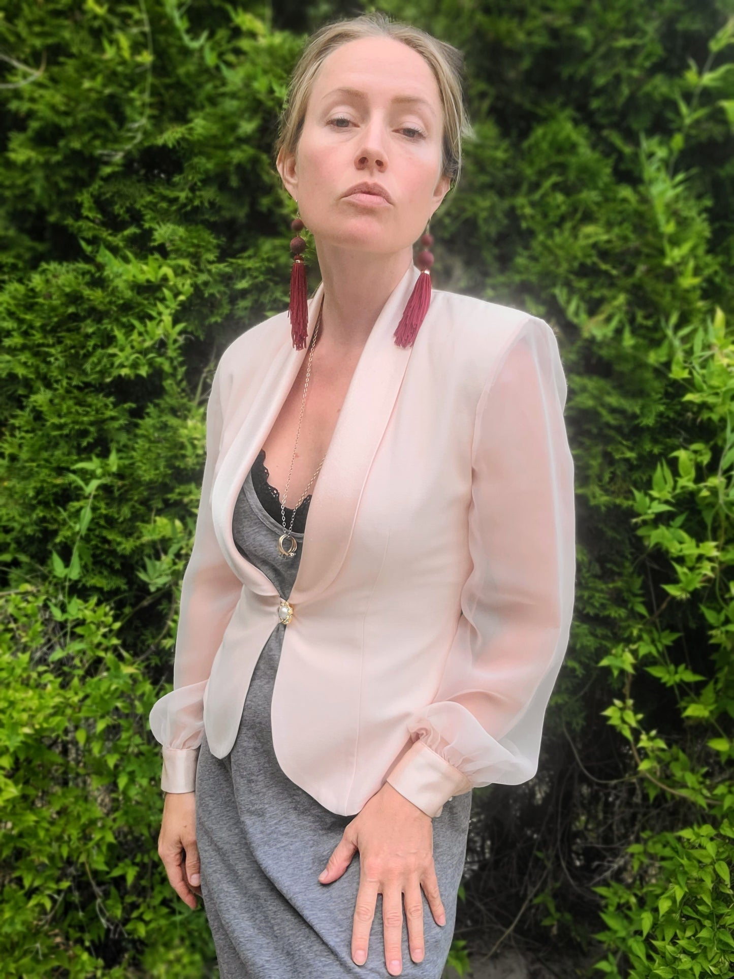 The Pink 80s Lady Blazer XS