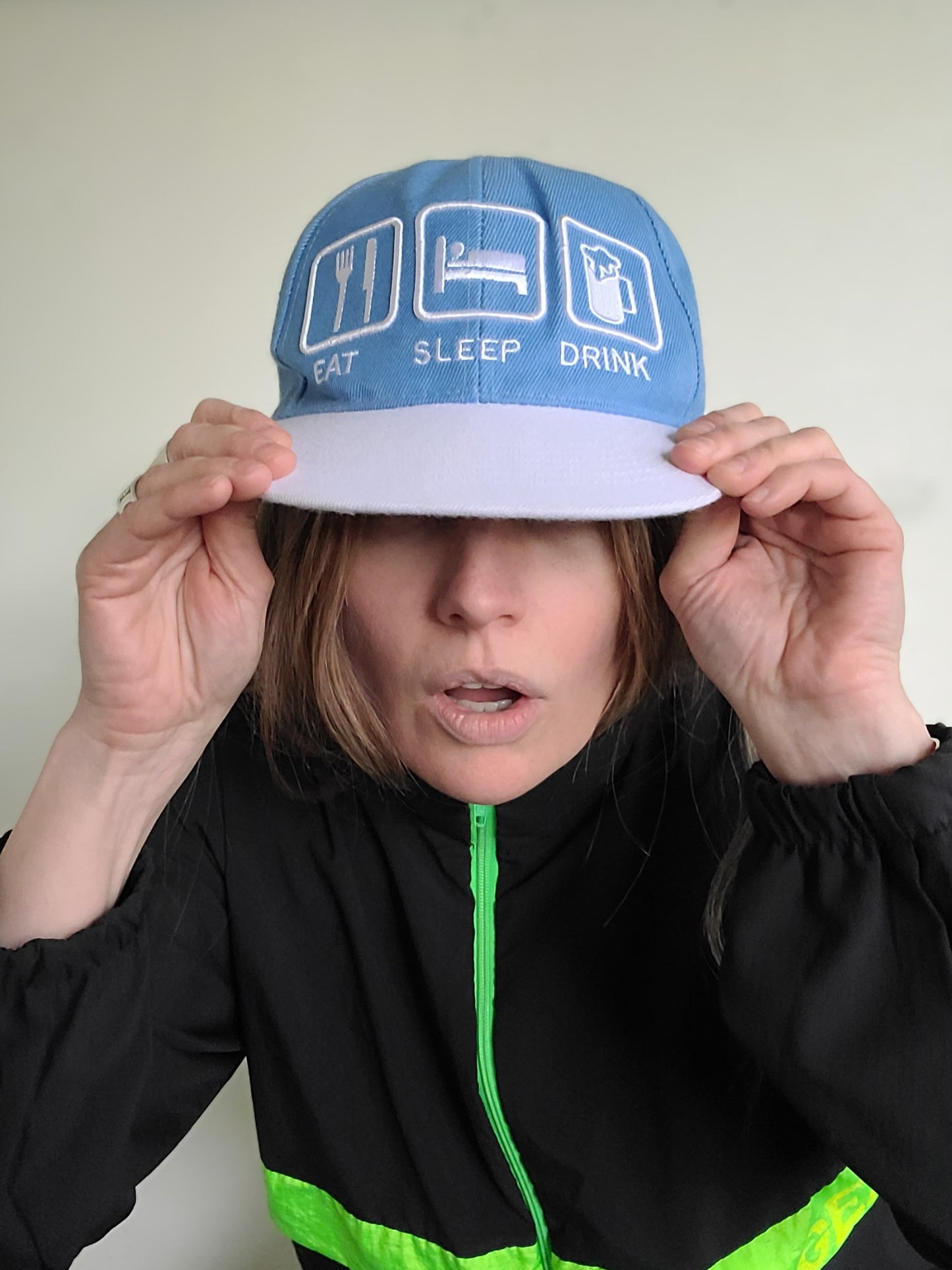 Eat Sleep Drink Vintage Adjustable Snapback Hat
