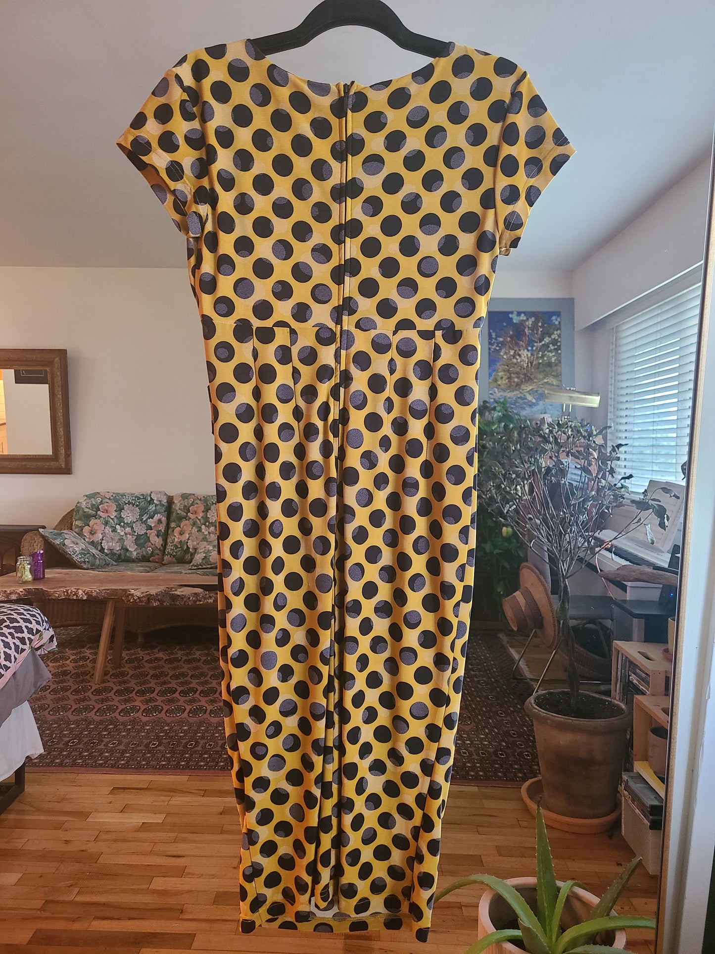 The Ink Blot Retro Pencil Dress by Tatyana L