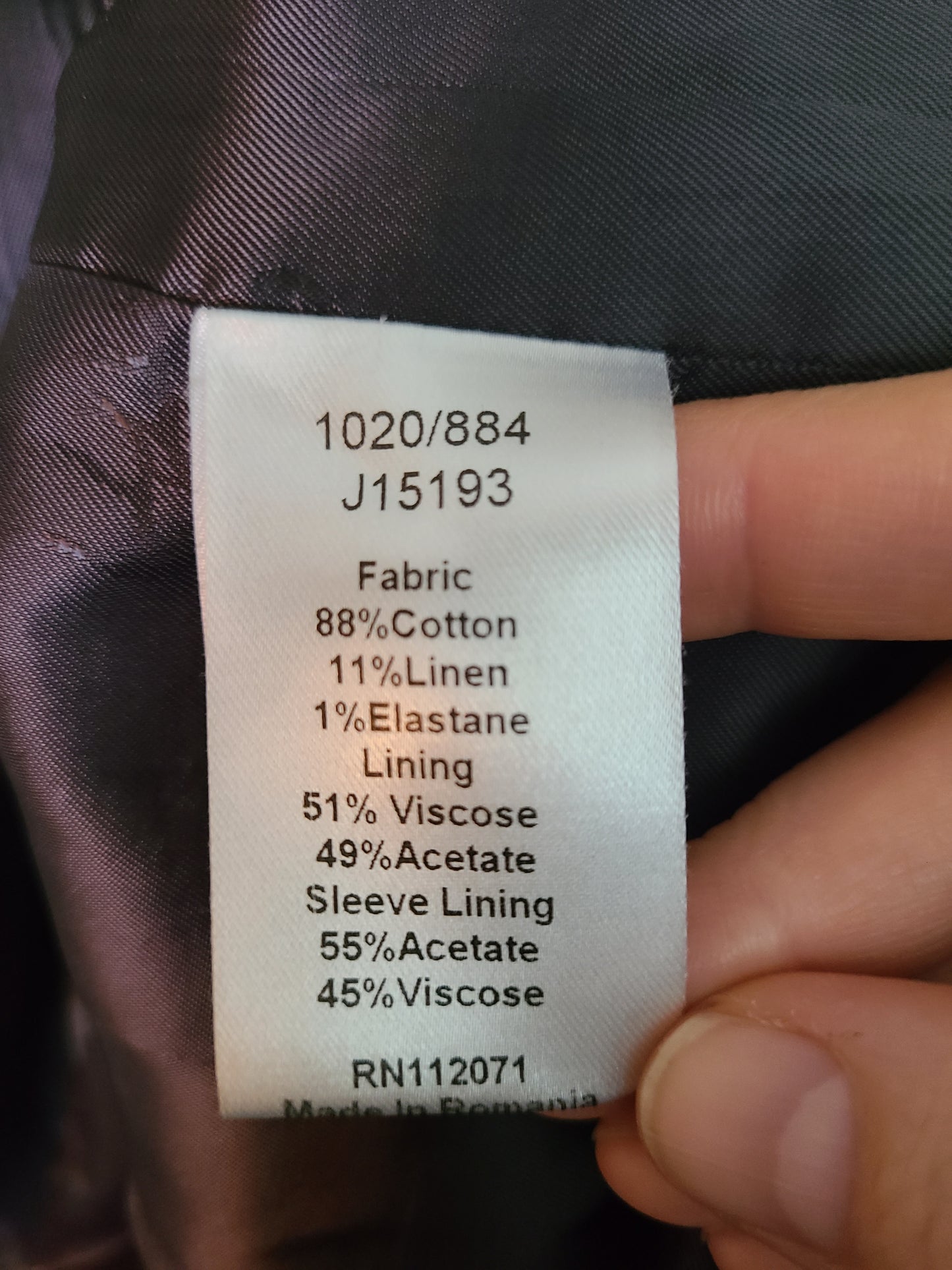 The Jigsaw Textured Cotton Linen Blazer XS