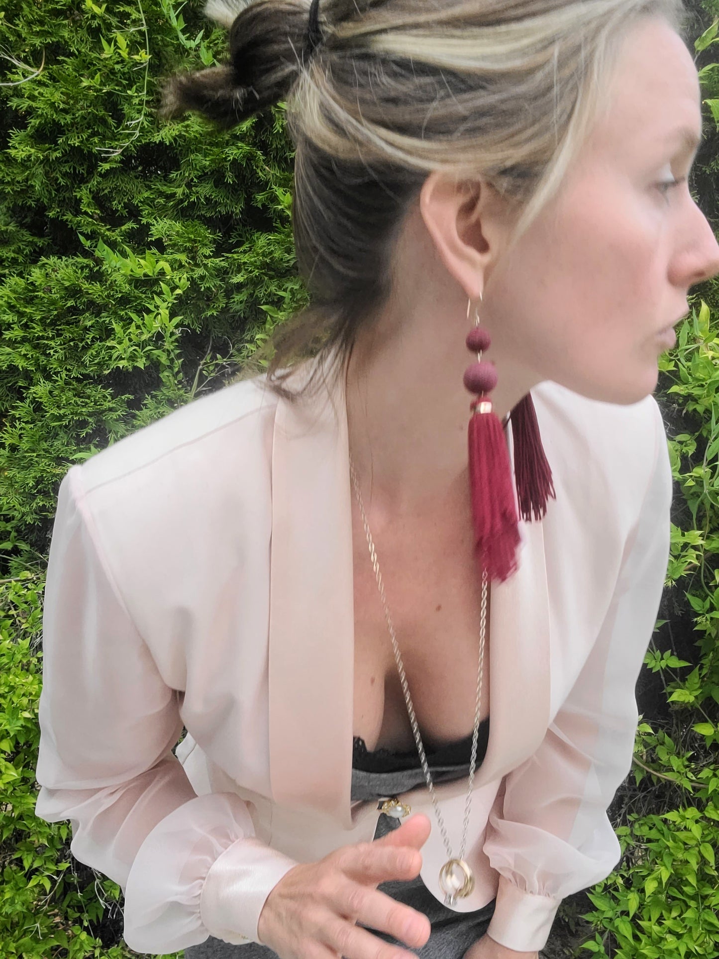 The Pink 80s Lady Blazer XS
