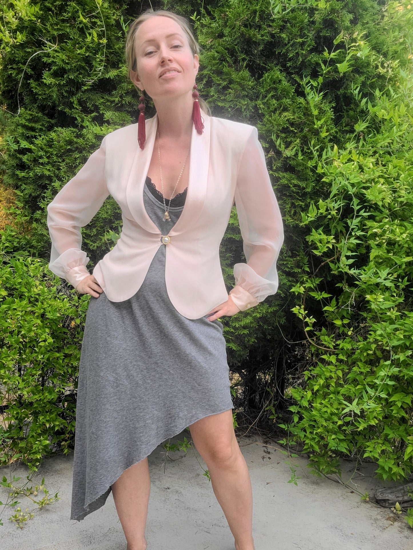 The Pink 80s Lady Blazer XS