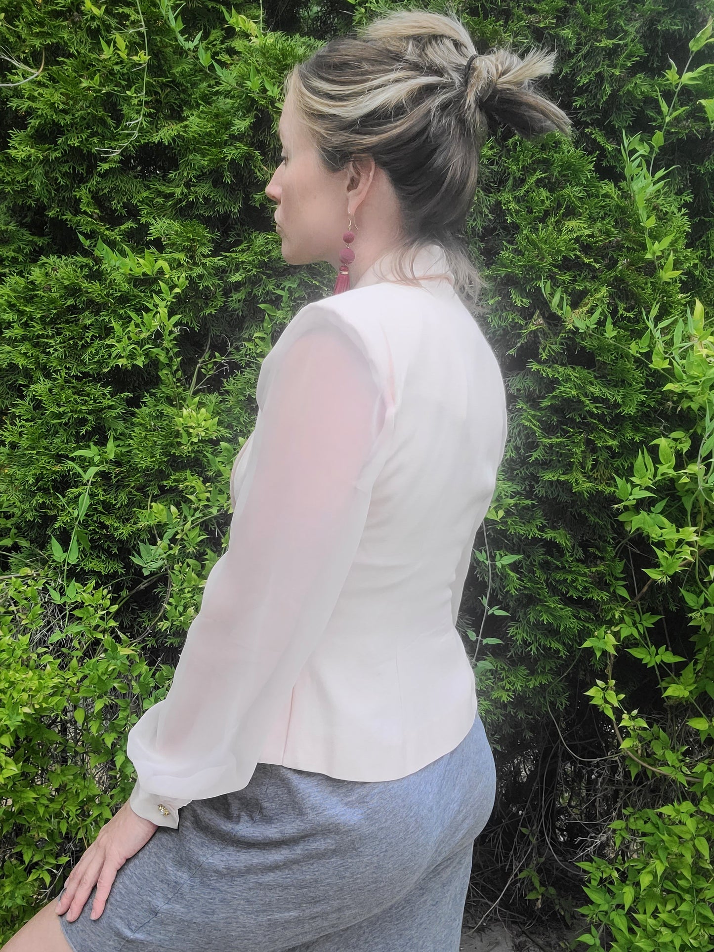 The Pink 80s Lady Blazer XS