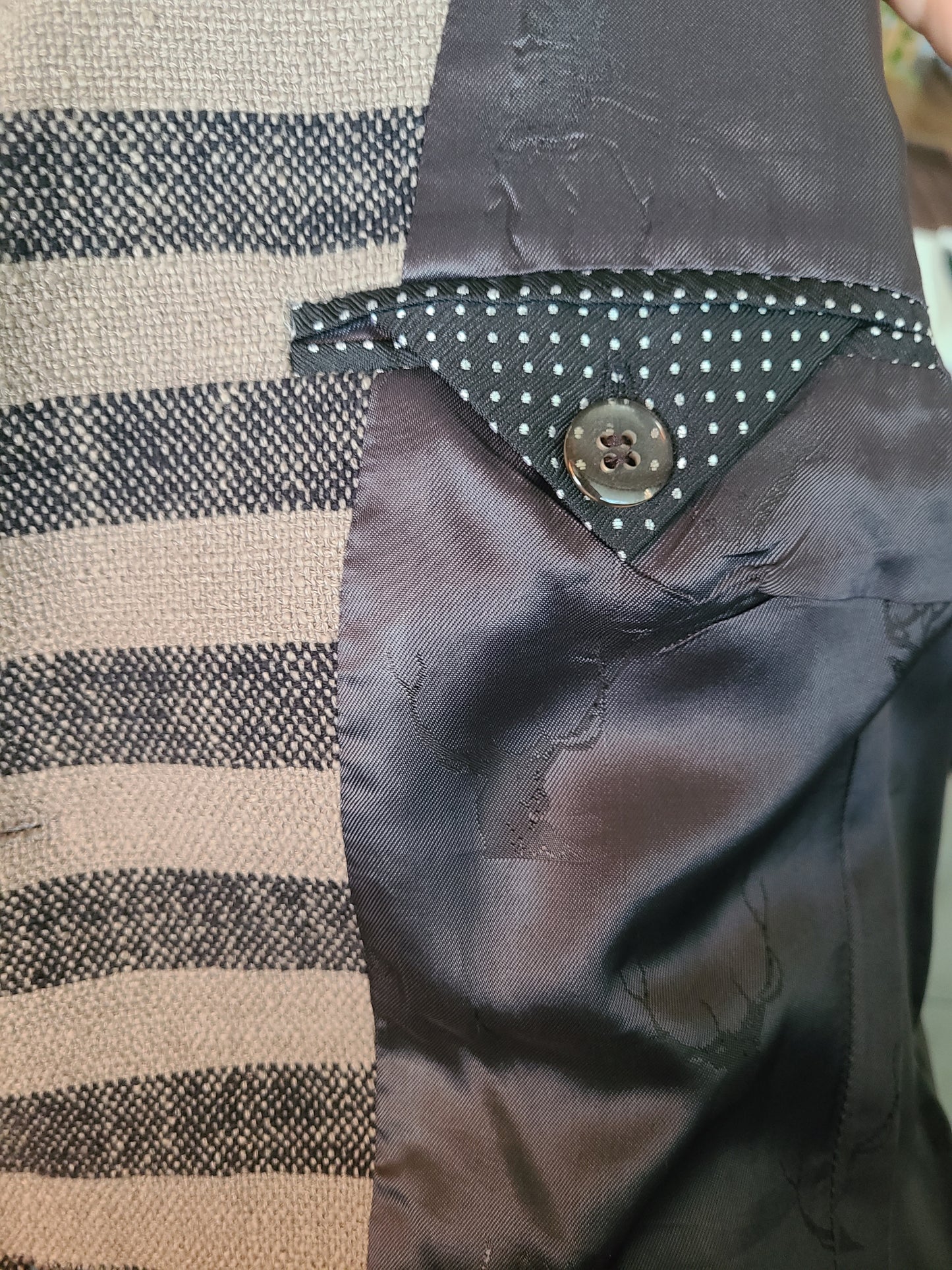 The Jigsaw Textured Cotton Linen Blazer XS