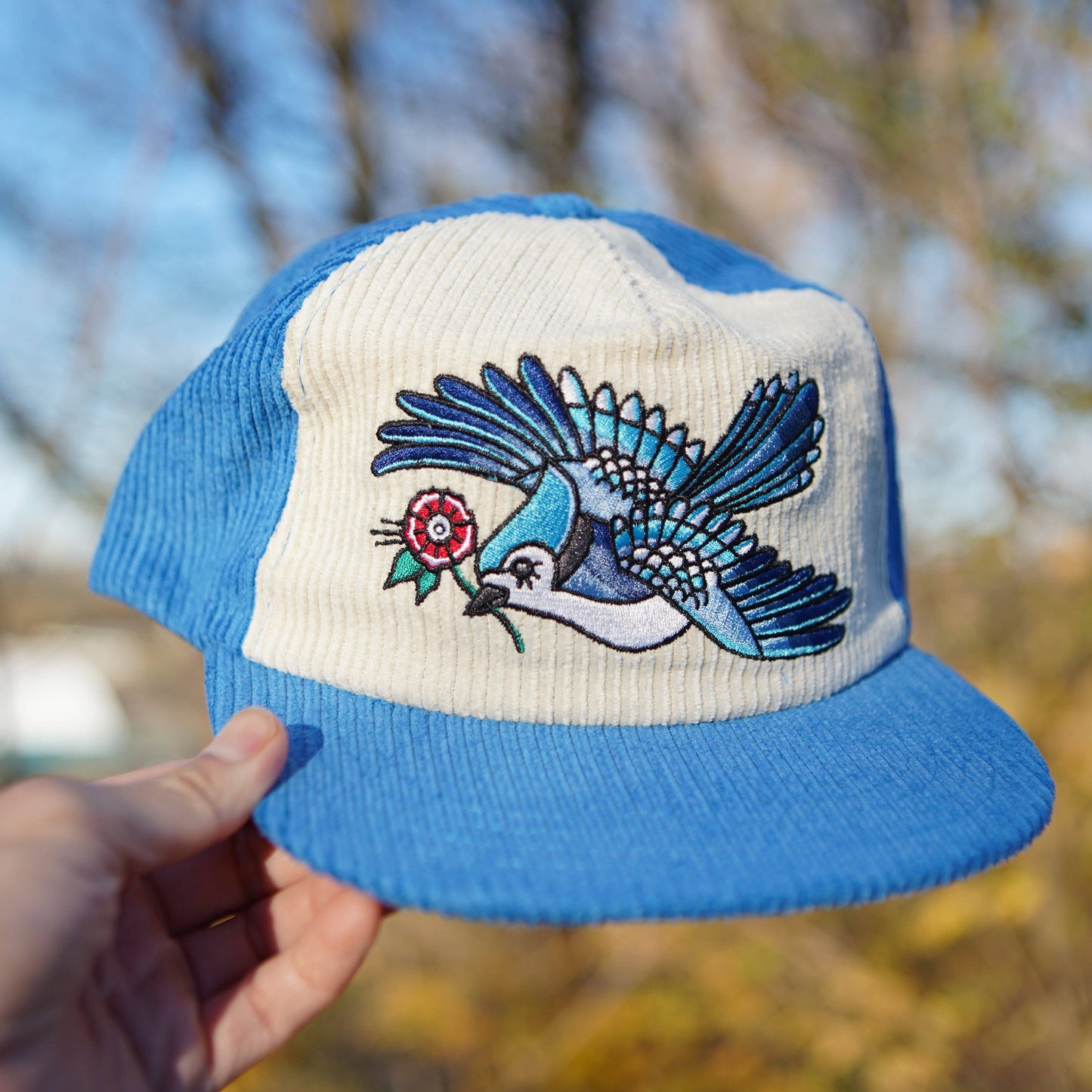 Blue Jay Two-Tone Corduroy Hat