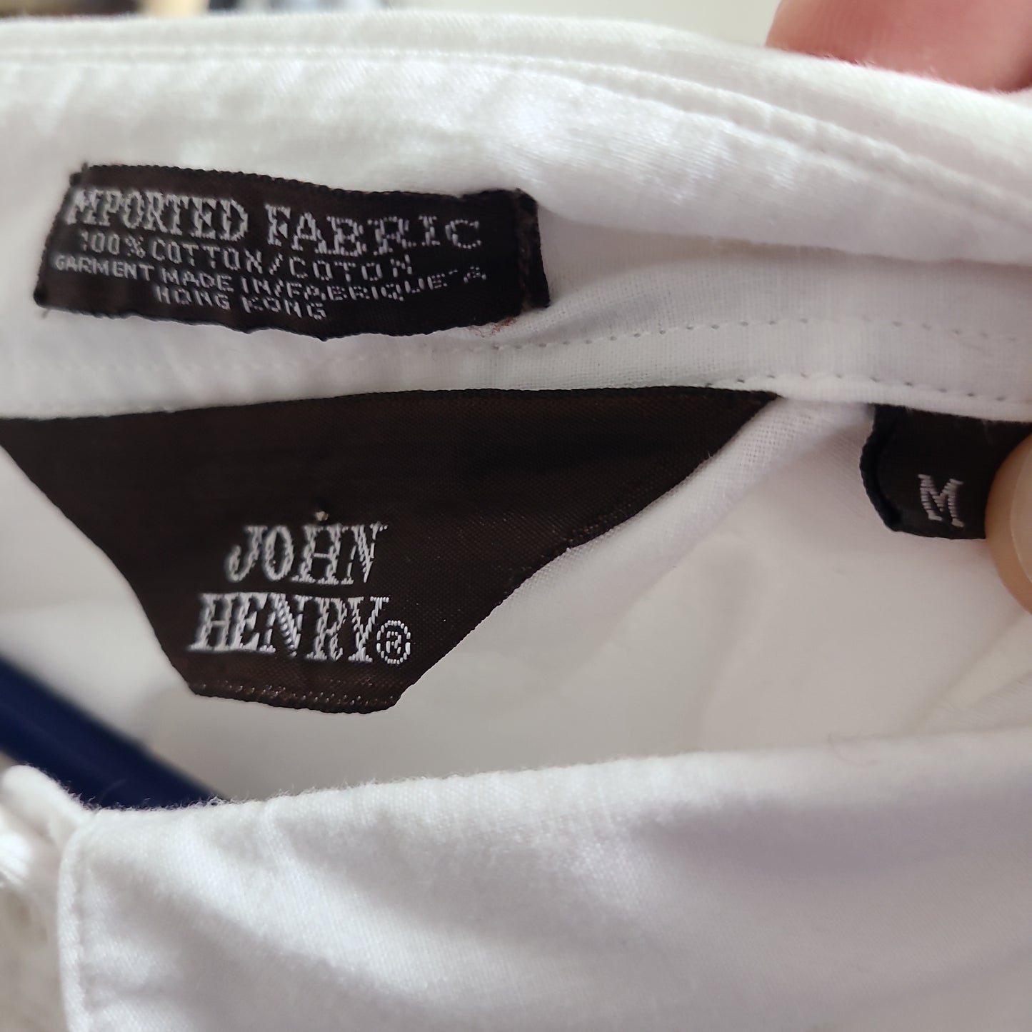 The Henry Vintage Cotton Workwear Button Down L-XL
