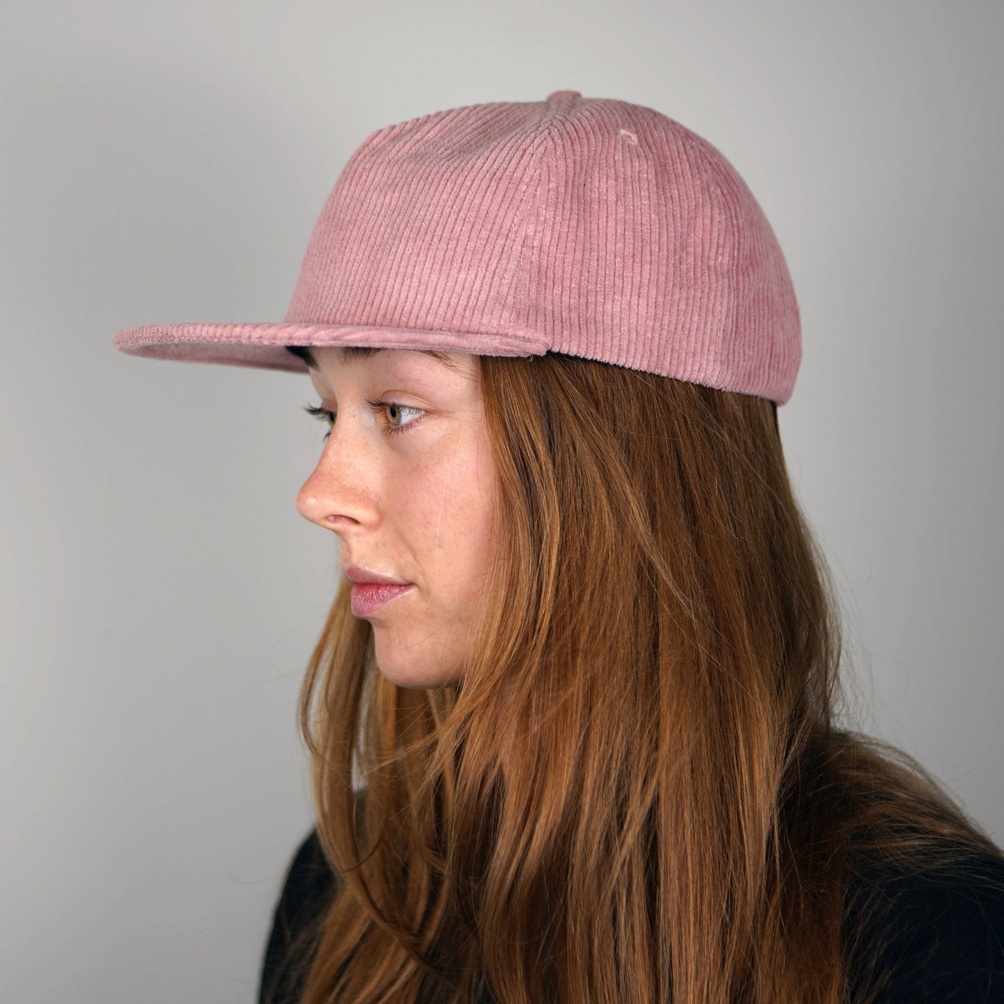 Stuntin Blank Corduroy Hat: Bone