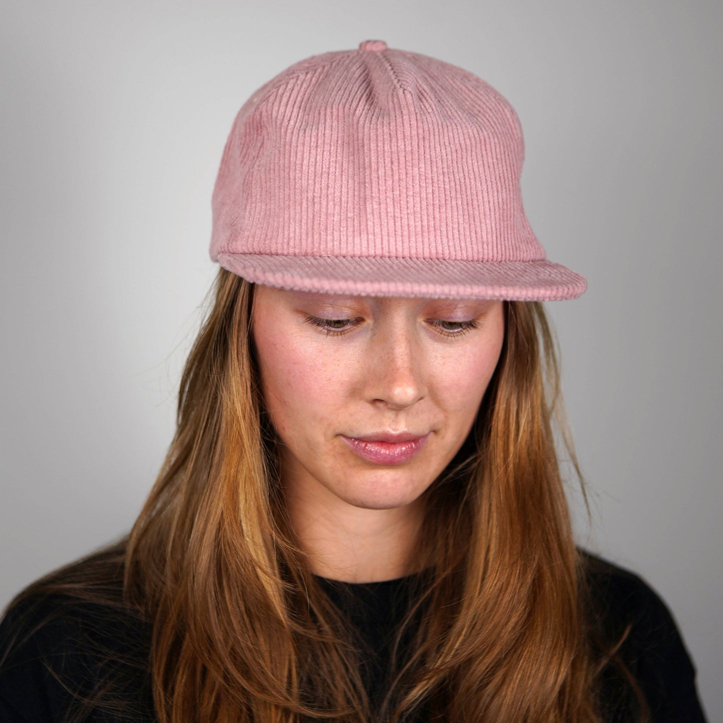 Stuntin Blank Corduroy Hat: Bone