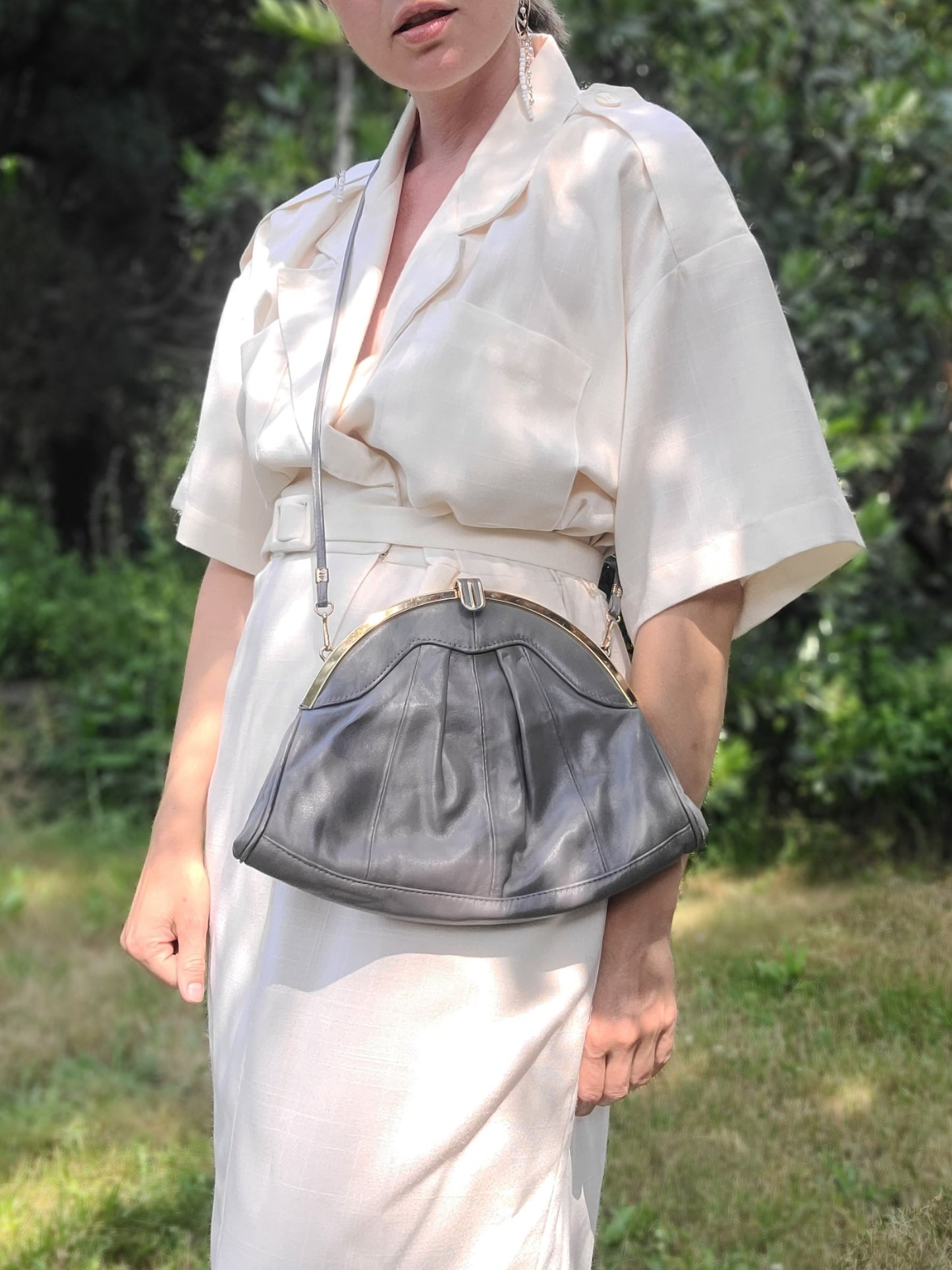 The Sophia Vintage Leather Crossbody Bag