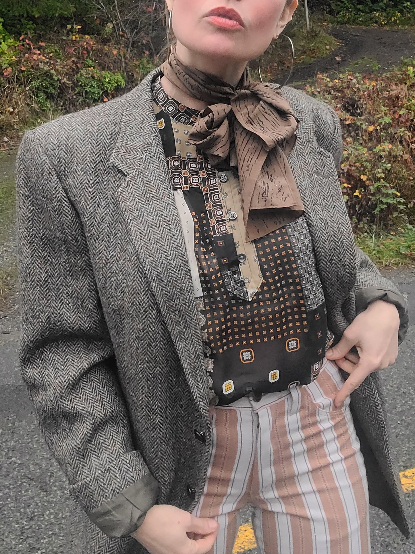 The Professorly Harris Tweed Wool Blazer XL