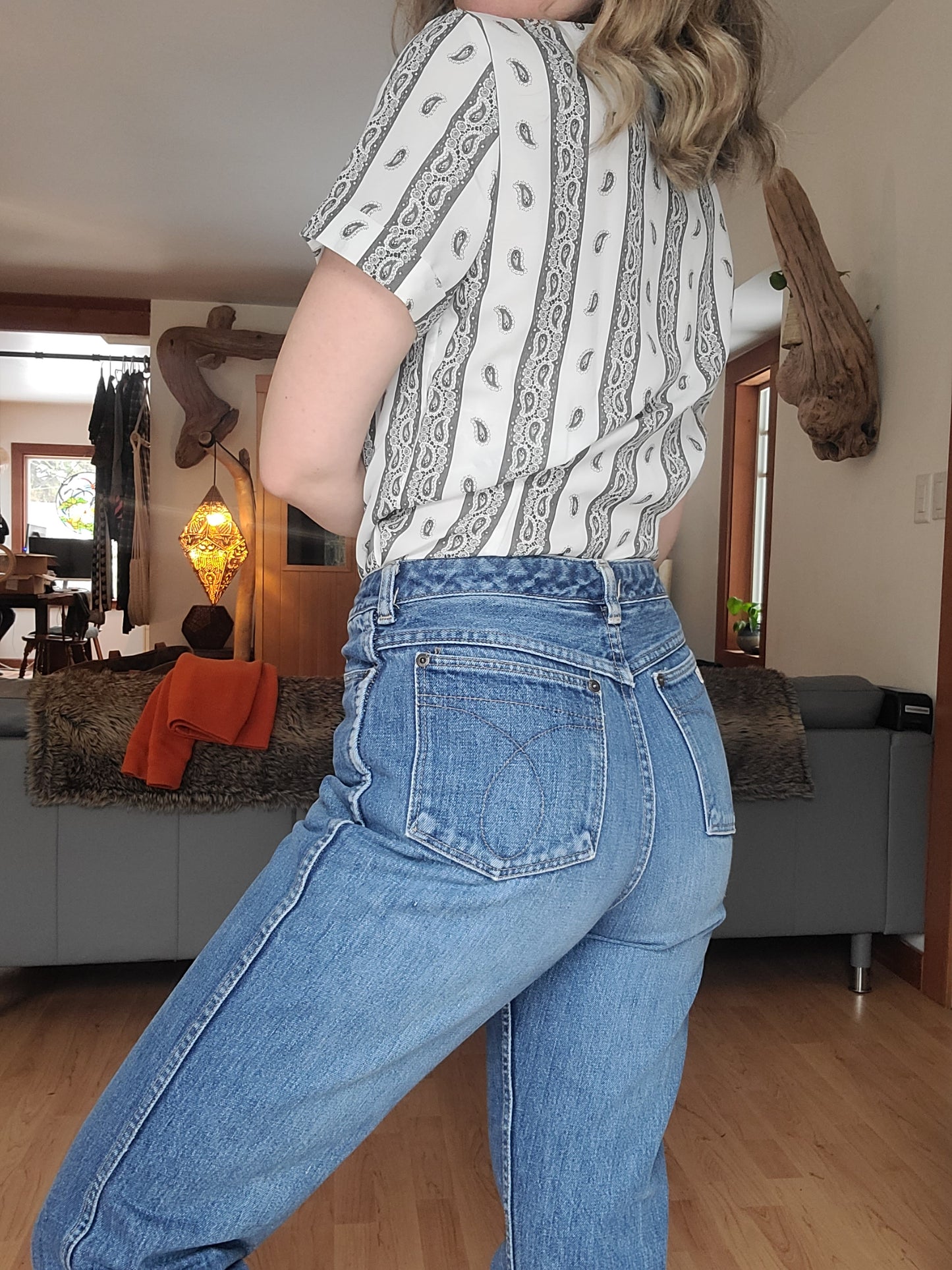 The Farrah Vintage Calvin Klein Bootcut Jeans Made In Canada W30