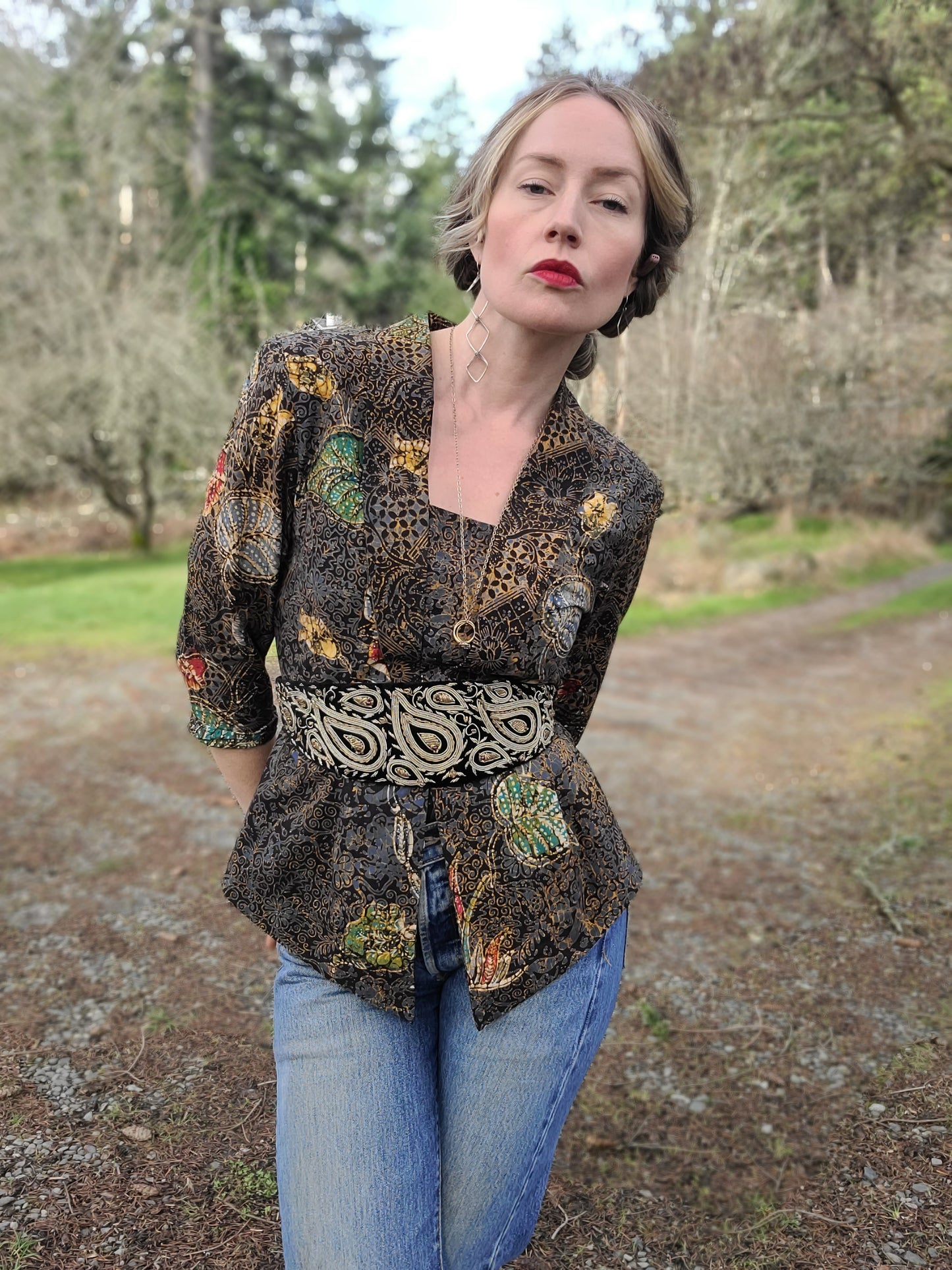 The Alice Wong Eclectic Vintage Handmade Blouse M