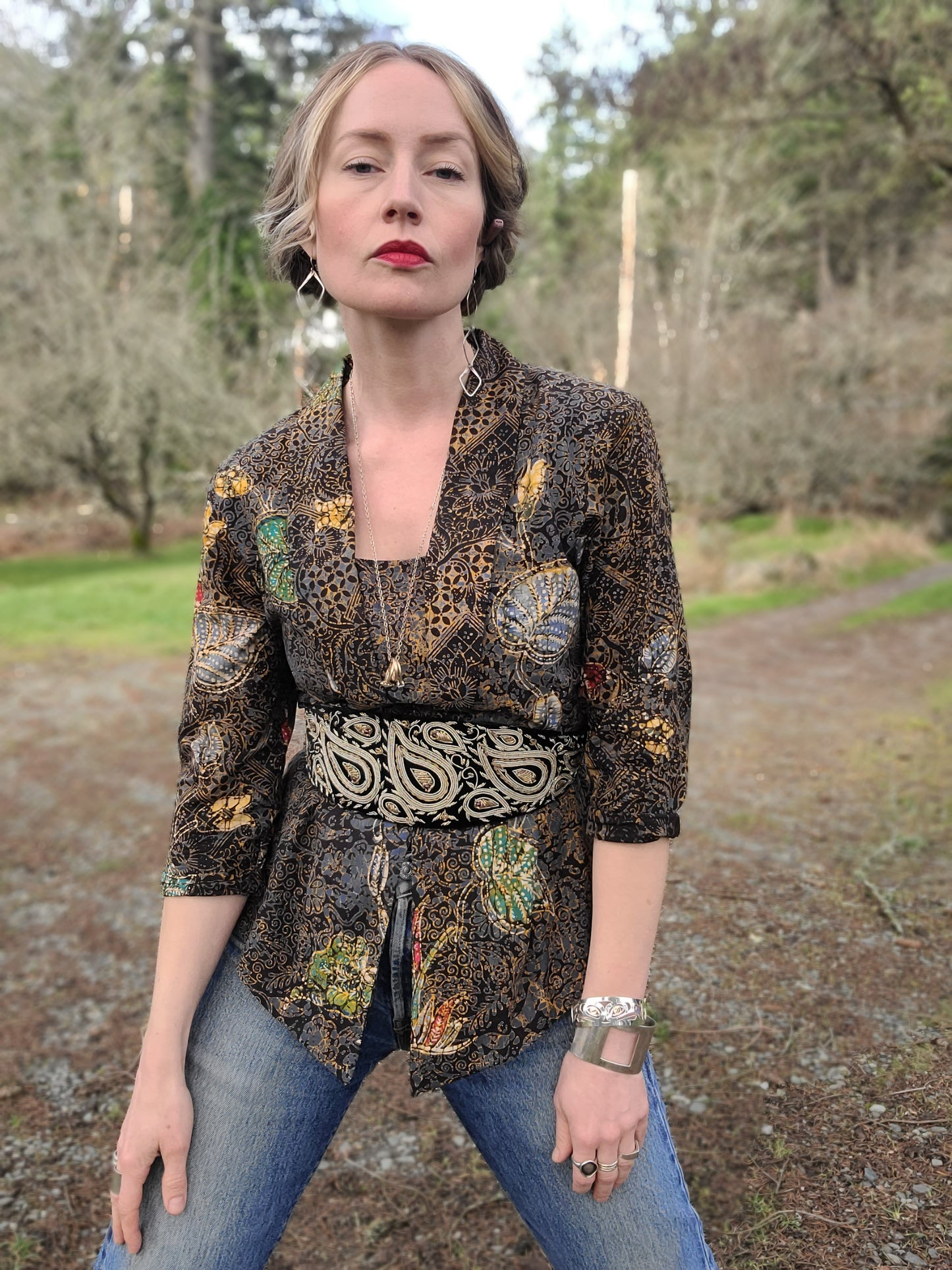 The Alice Wong Eclectic Vintage Handmade Blouse M