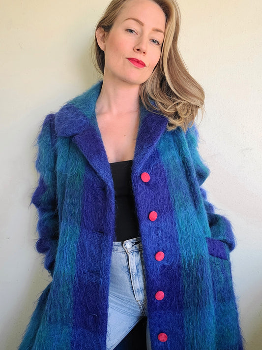 The Shaggy Alice Reworked Vintage Mohair Trench L