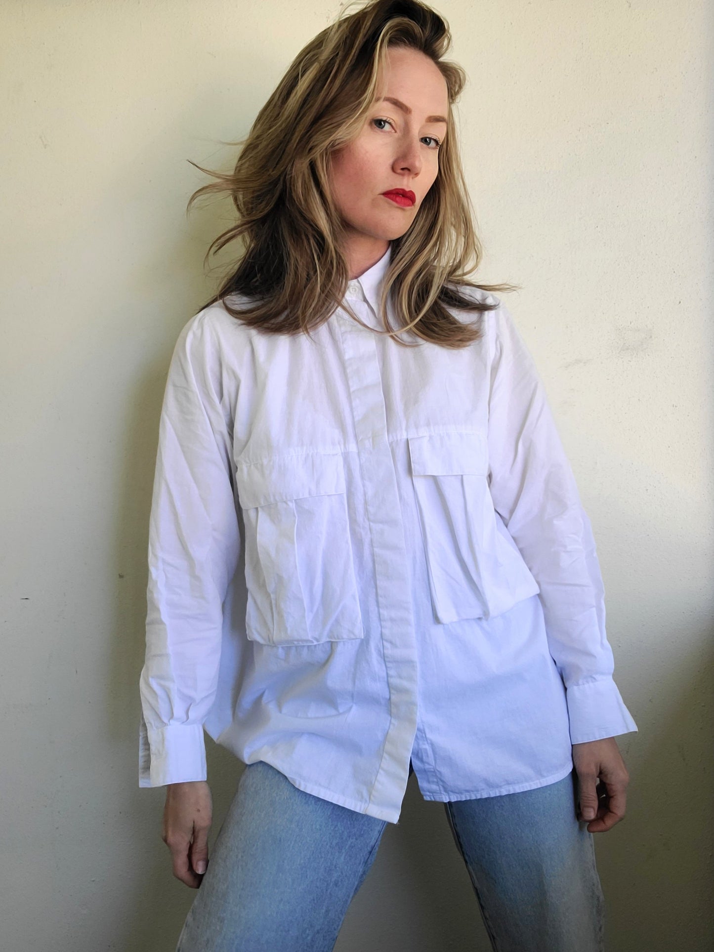 The Henry Vintage Cotton Workwear Button Down L-XL