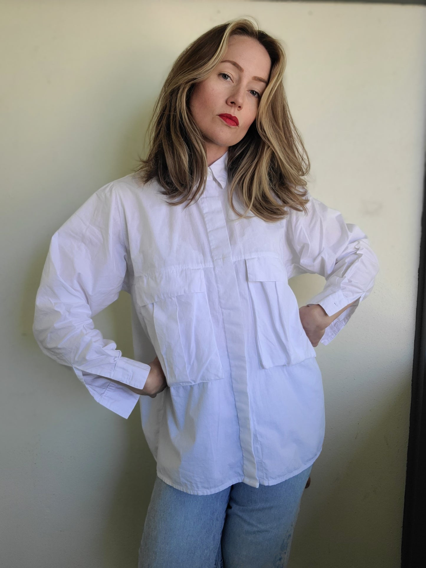 The Henry Vintage Cotton Workwear Button Down L-XL