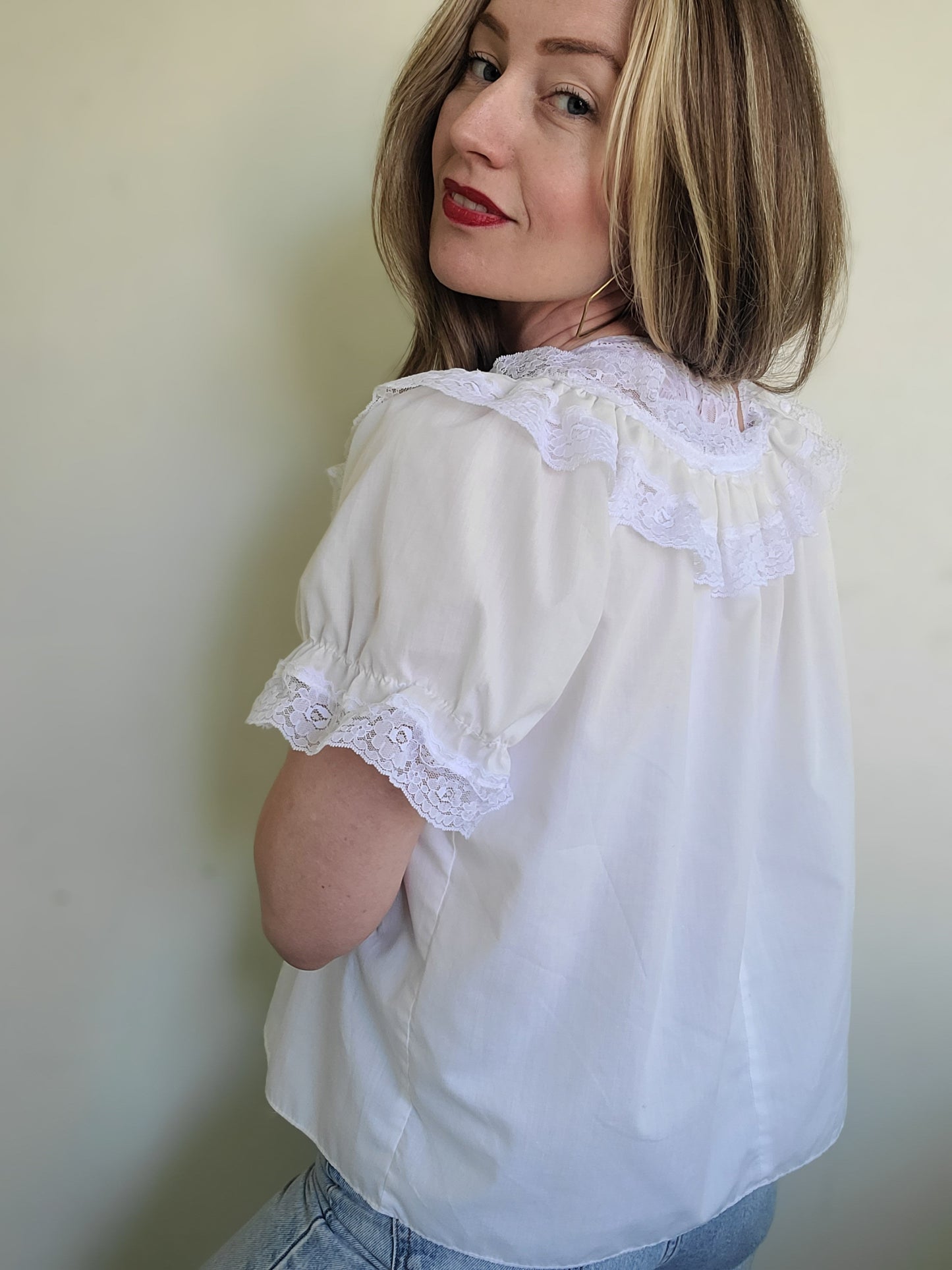 The Skye Prairie Vintage Cotton Blouse S-M