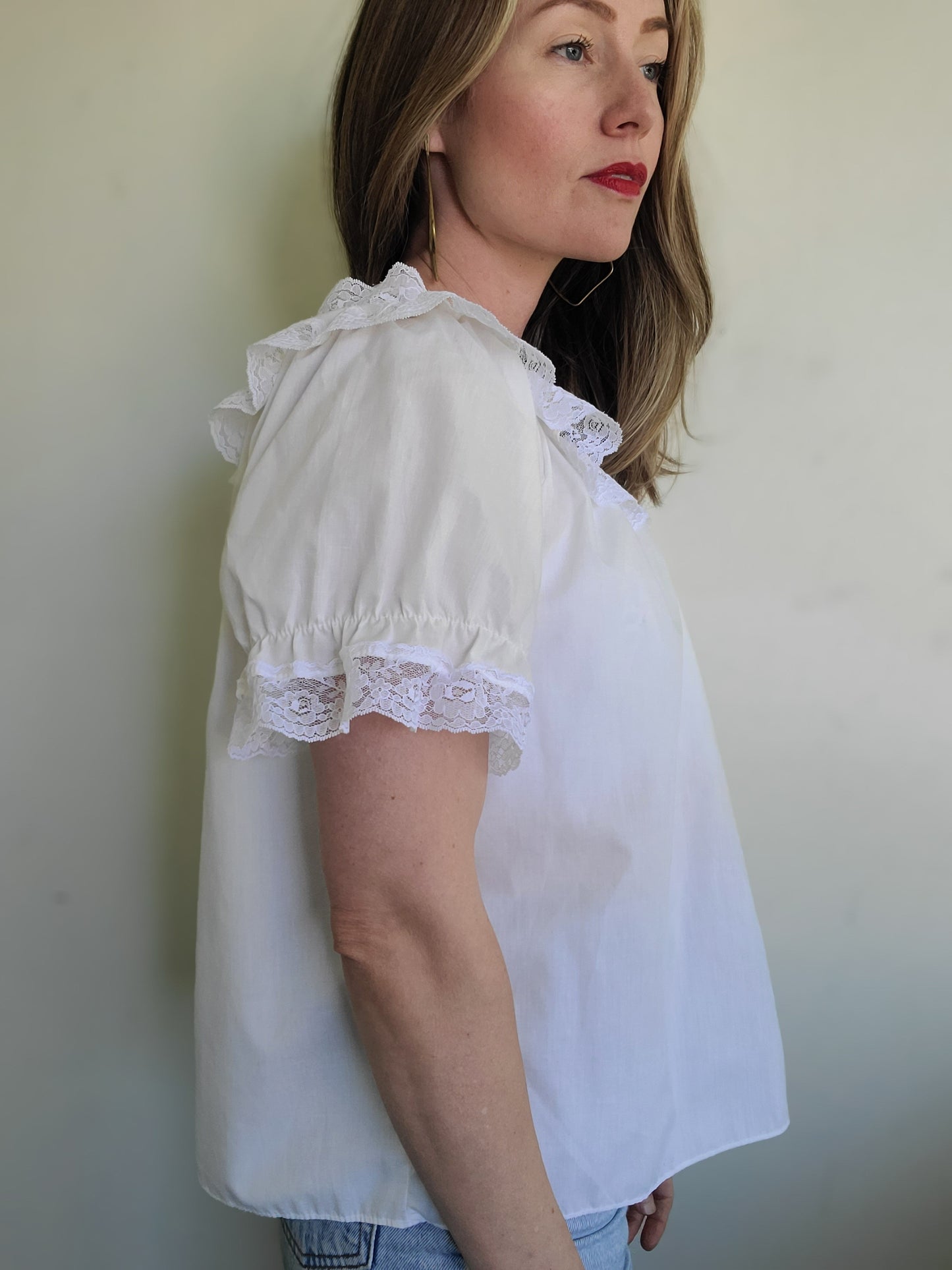 The Skye Prairie Vintage Cotton Blouse S-M